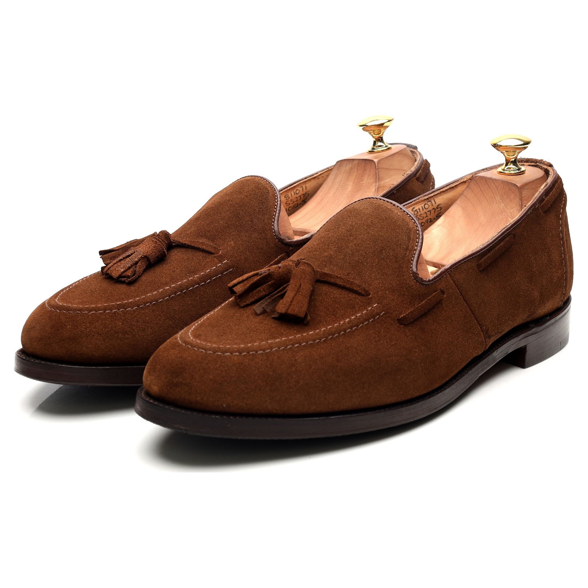 Tricker’s Tassel loafers daim marron 10.5 UK