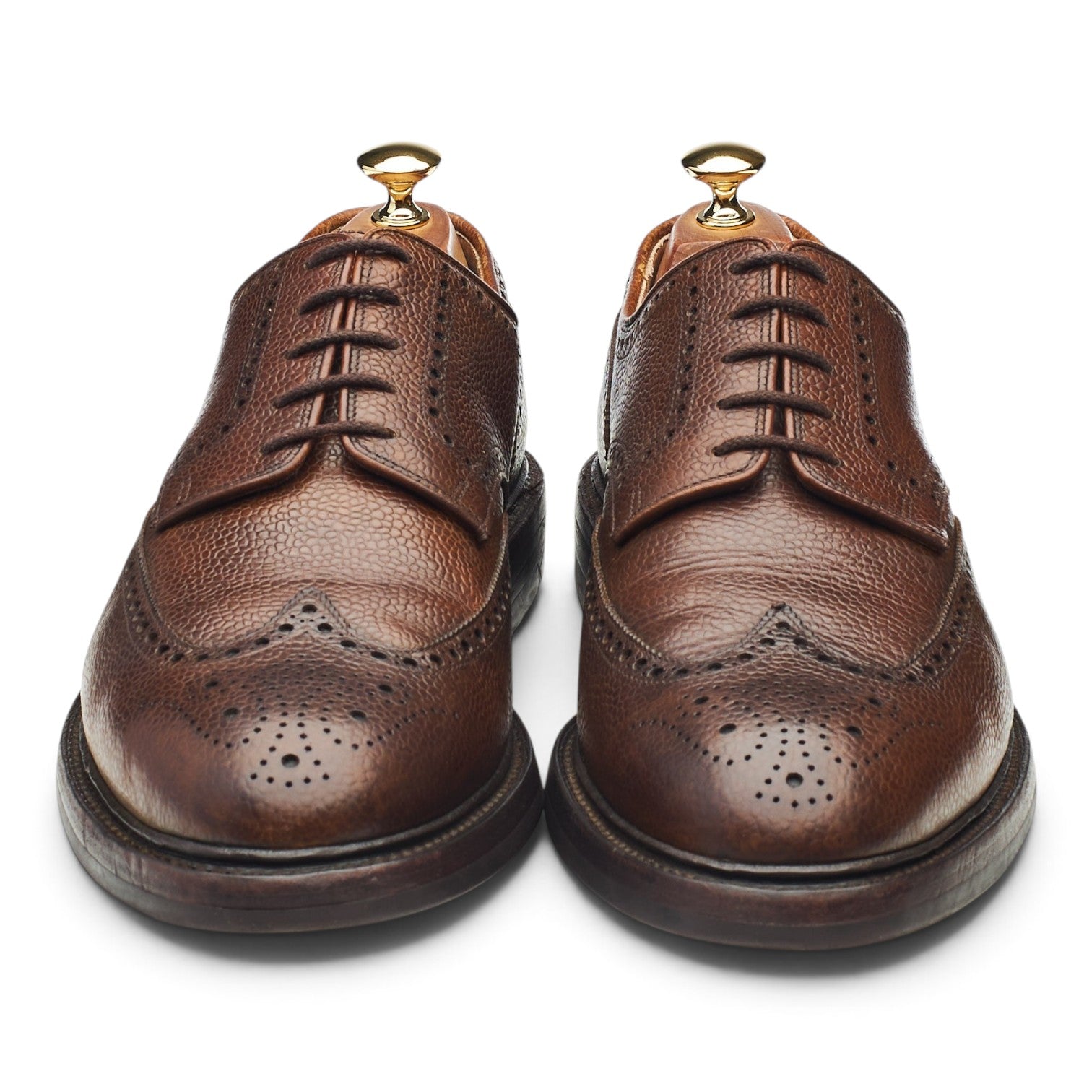 Crockett & Jones Pembroke derby brogue marron UK 10.5