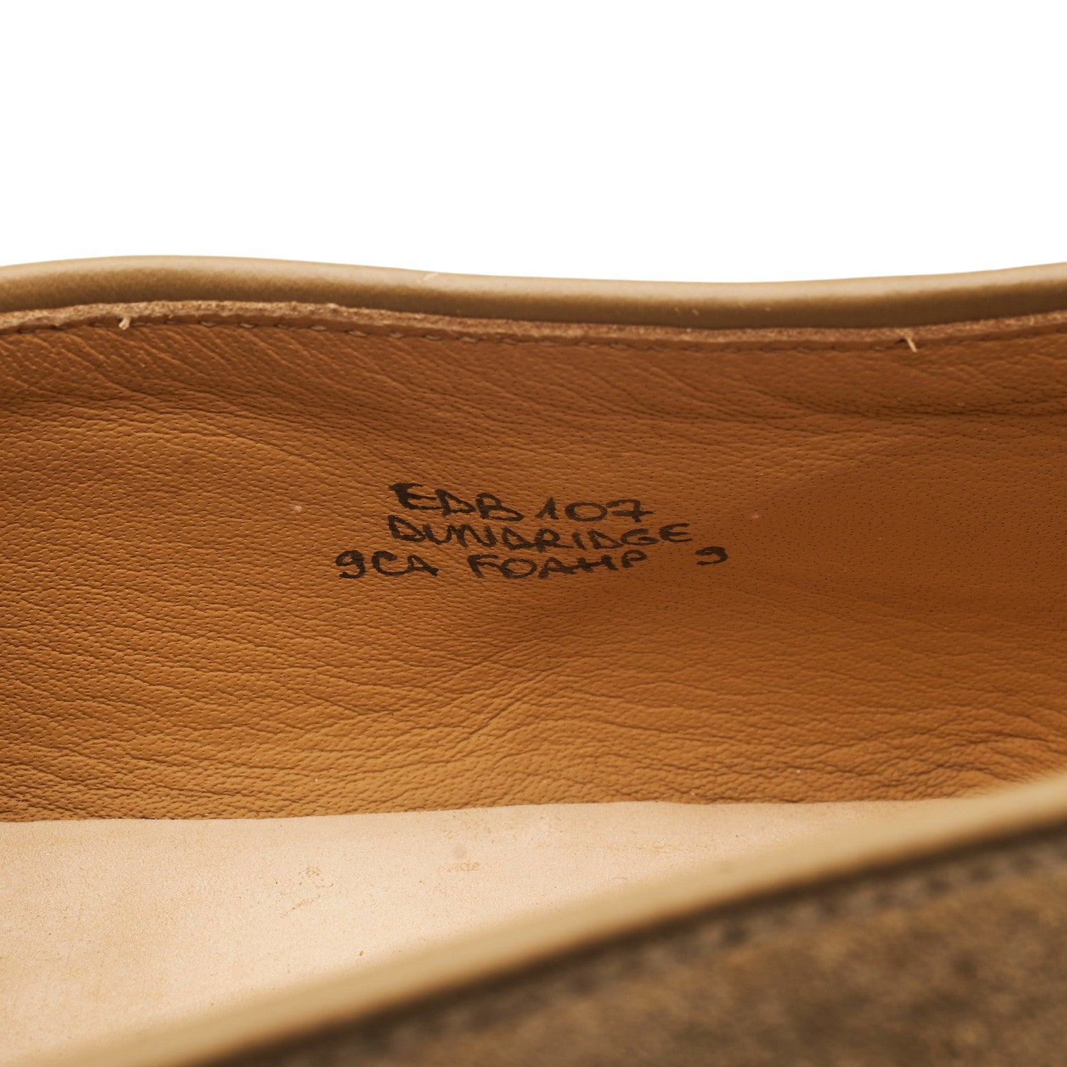 Church's Dundridge mocassins daim beige UK 9 semelle cuir