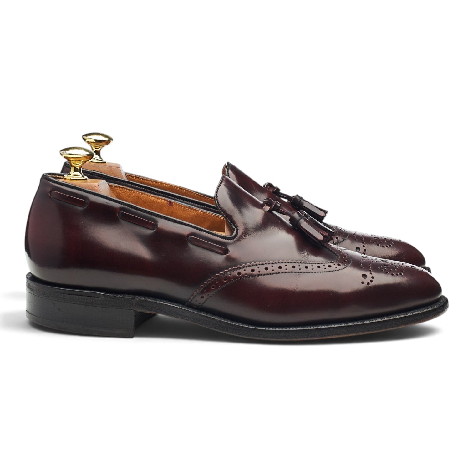 Barker Clive mocassin cuir bordeaux 7 UK