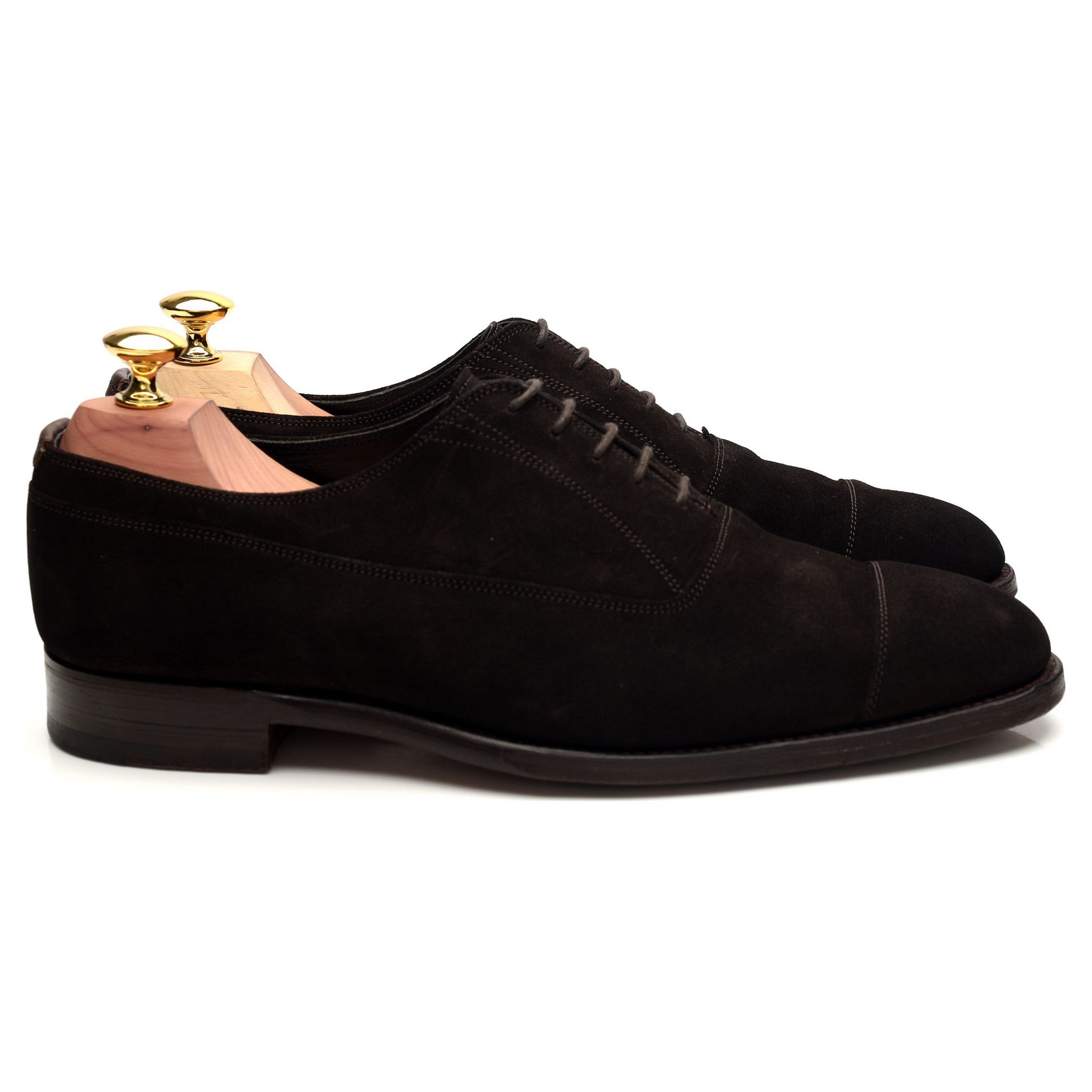 Gieves & Hawkes oxford suède marron UK 7