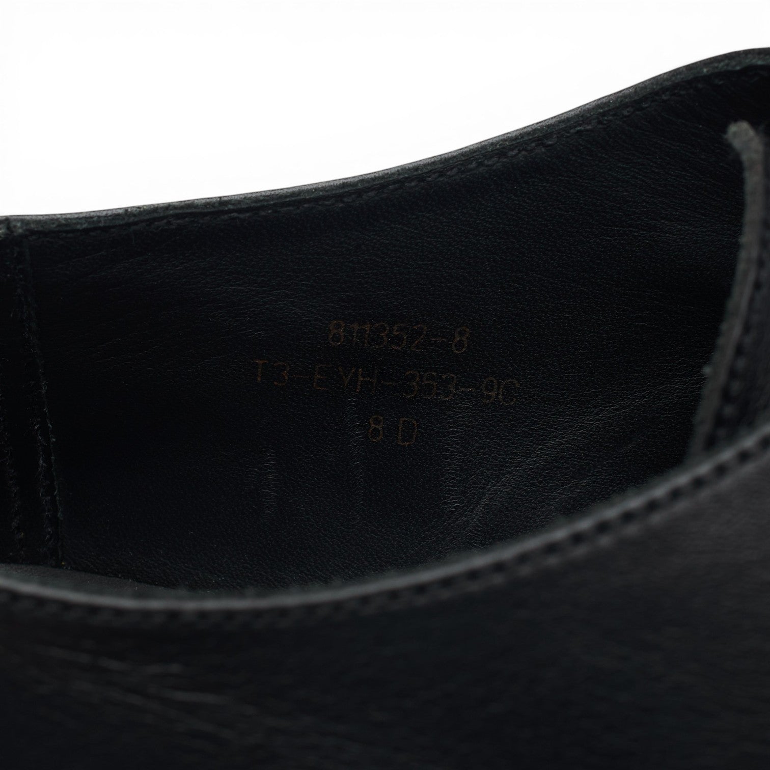J.M. Weston 353 derby cuir noir pointure 8,5