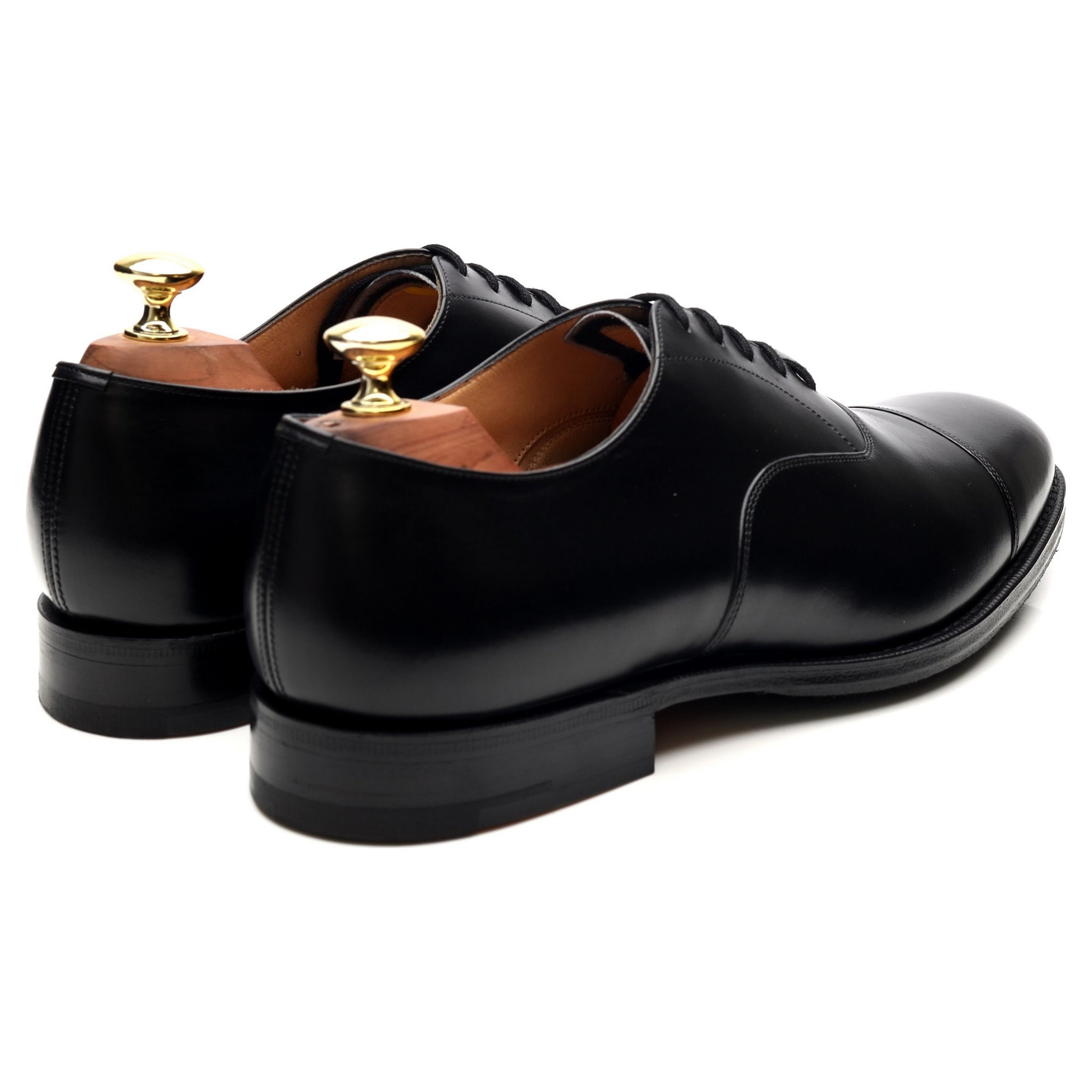 Church's Balmoral oxford cuir noir UK 7.5 bout droit