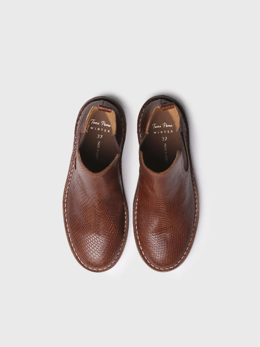 Toni Pons Isa-CC bottines femme cuir effet serpent
