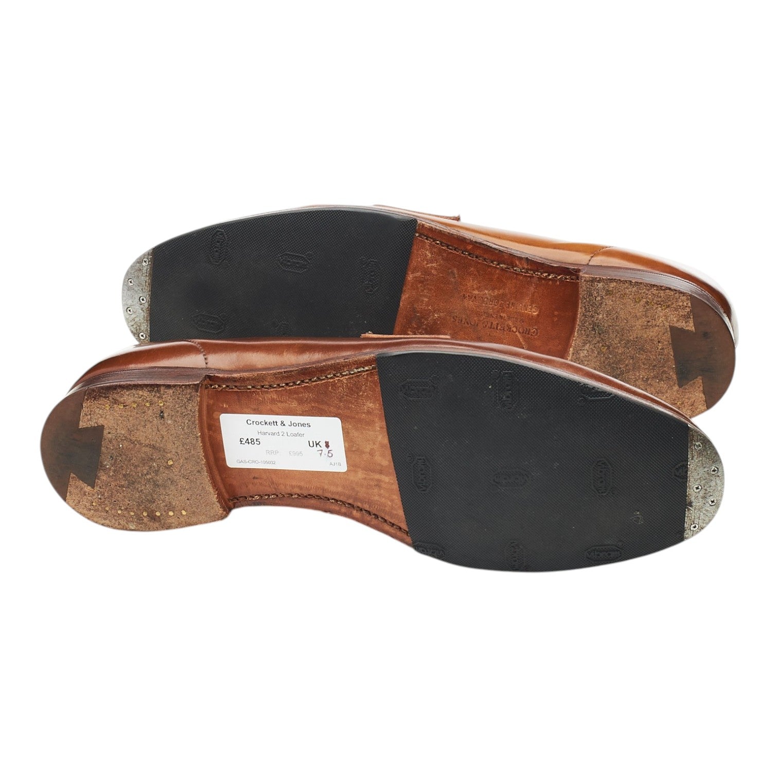 Crockett & Jones Harvard 2 mocassin cordovan marron UK 8