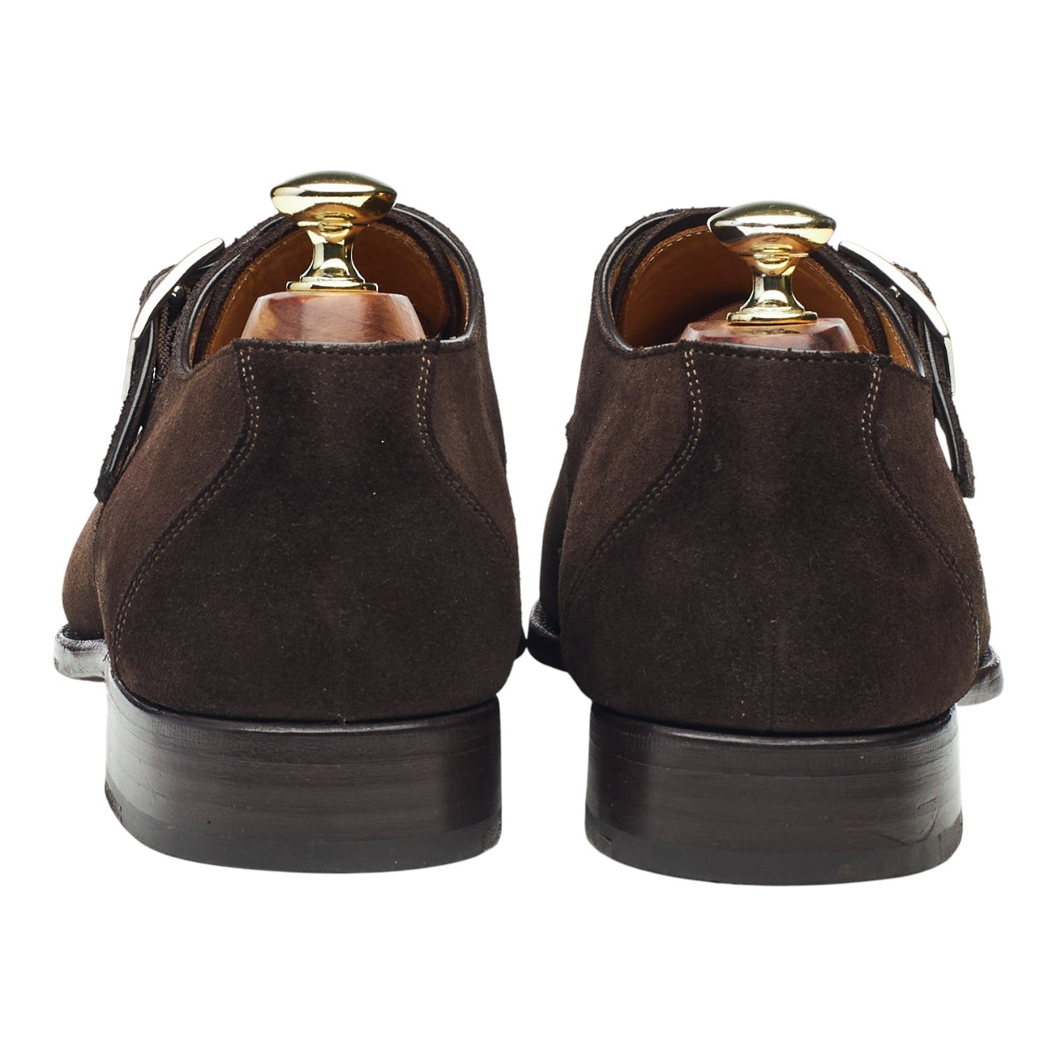Carlos Santos Gareth 6307 monk suède marron UK 6.5