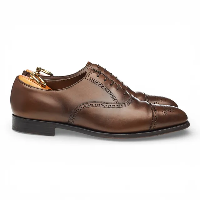 Edward Green Asquith richelieu cuir marron pointure UK 9