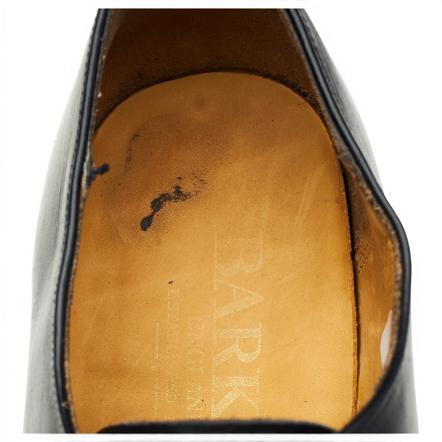 Barker Derby cuir noir pointure UK 6.5