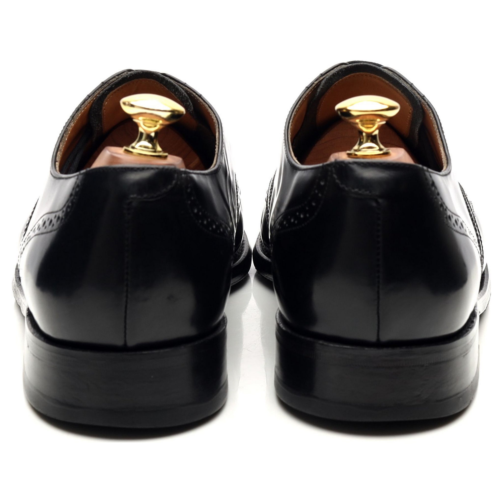 Barker Albert derby cuir noir large 8 UK