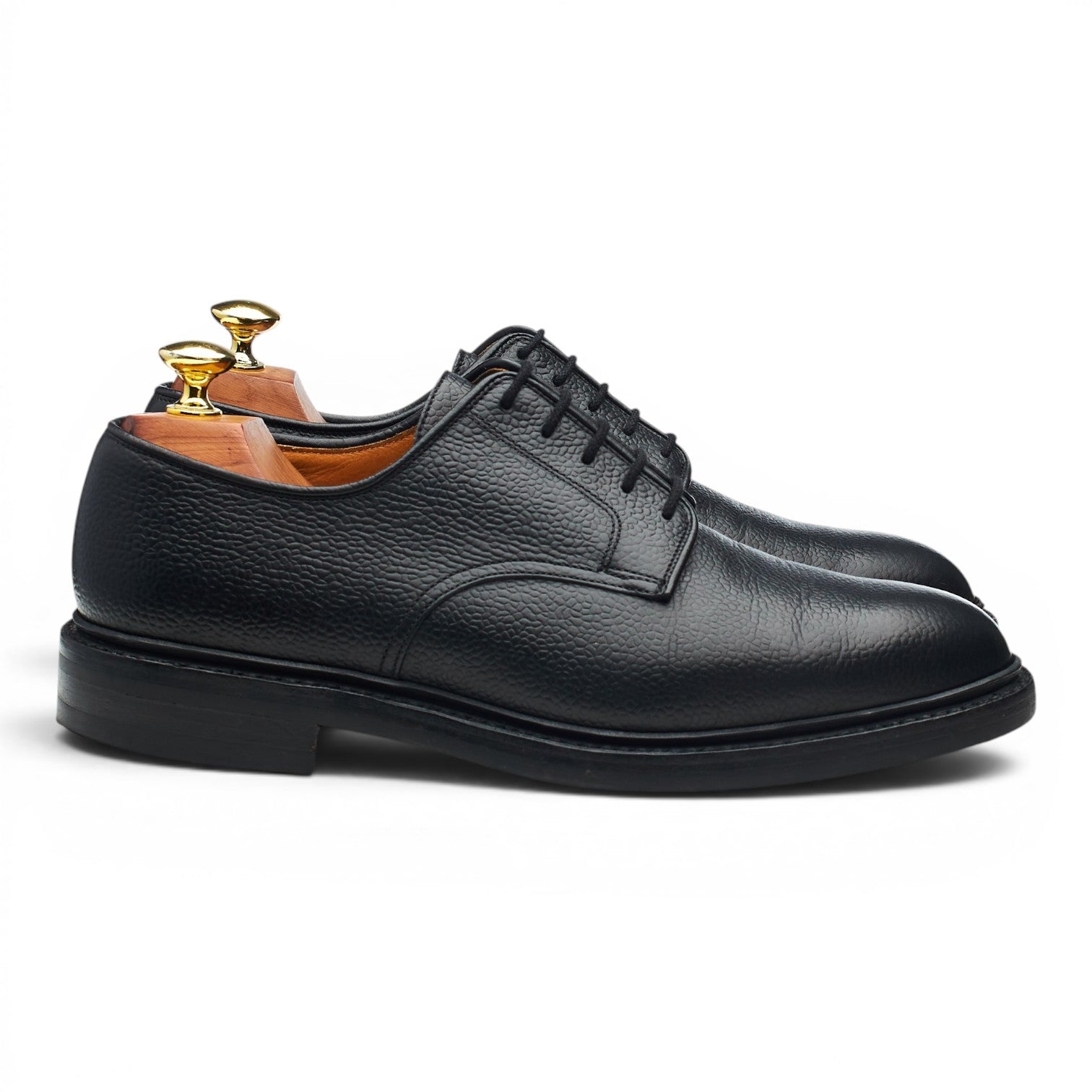 Crockett & Jones Grasmere derby cuir grainé noir UK 7