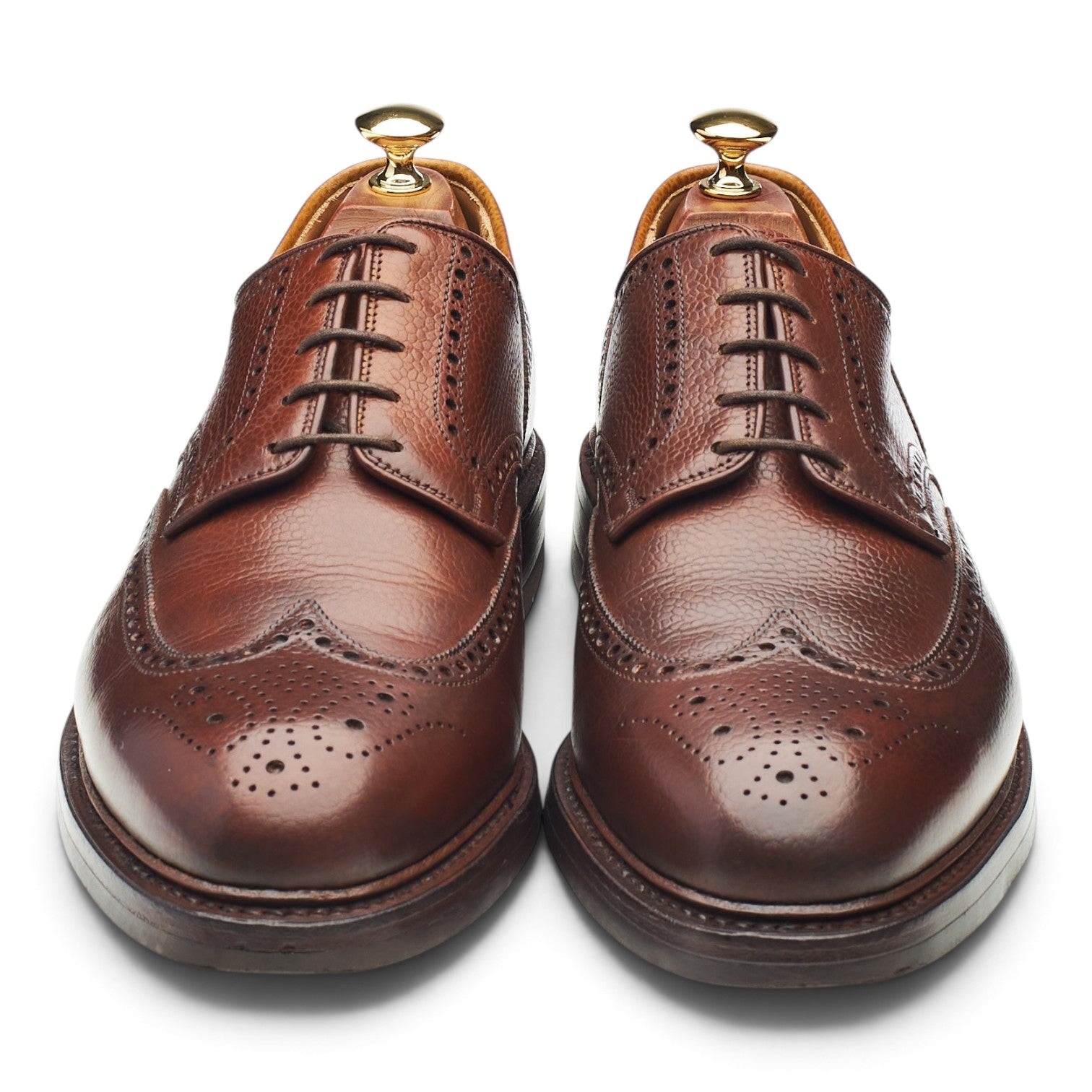 Crockett & Jones Pembroke derby grain marron UK 9.5