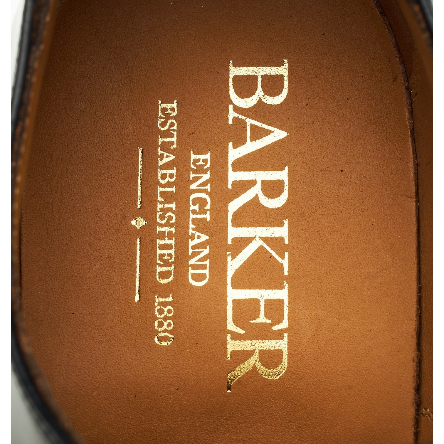 Barker Luton oxford cuir noir 7 semelle gomme