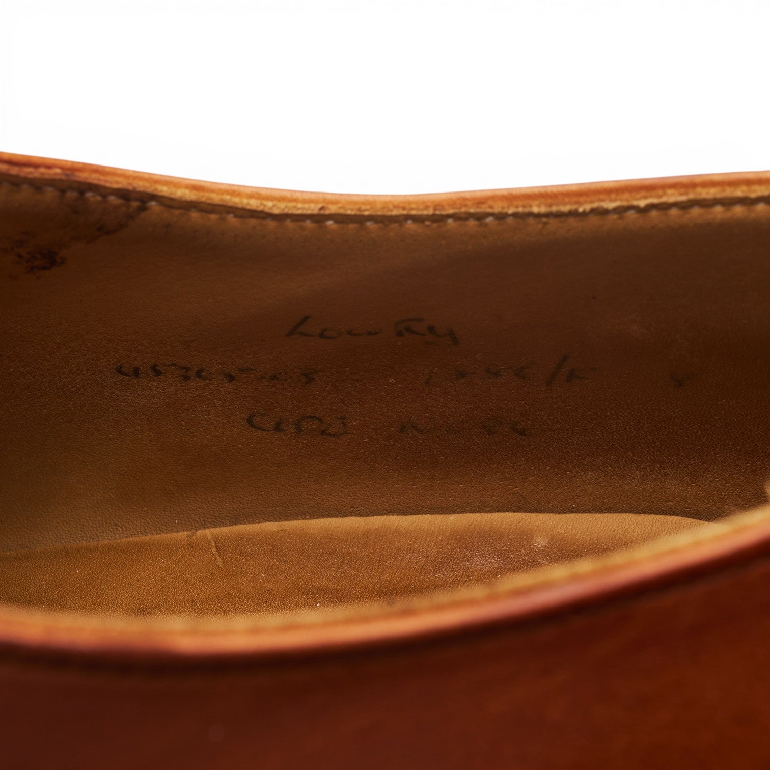Cheaney Lowry richelieu cuir marron clair UK 8
