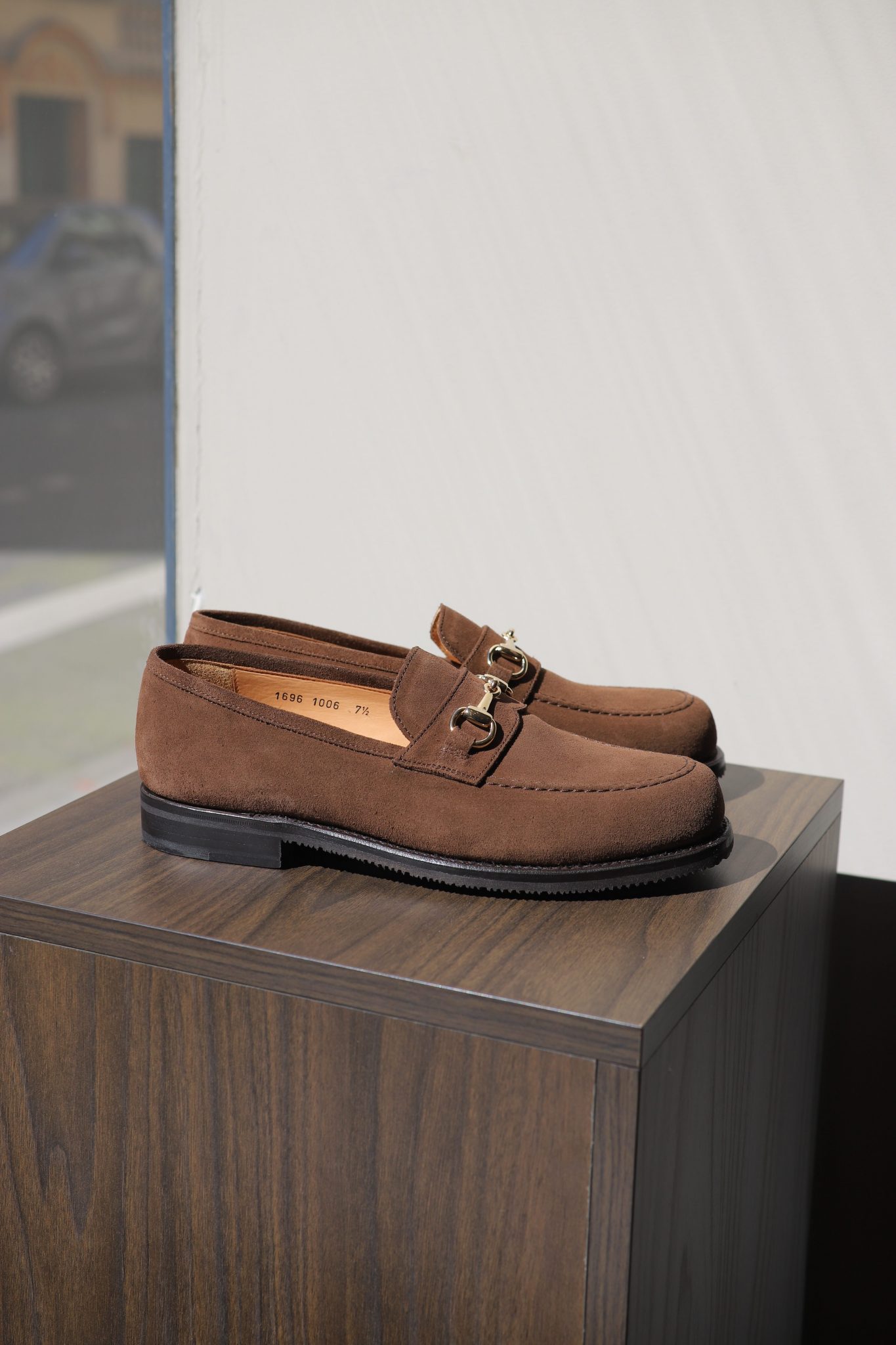 Malfroid Passy mocassin à mors velours praline Vibram