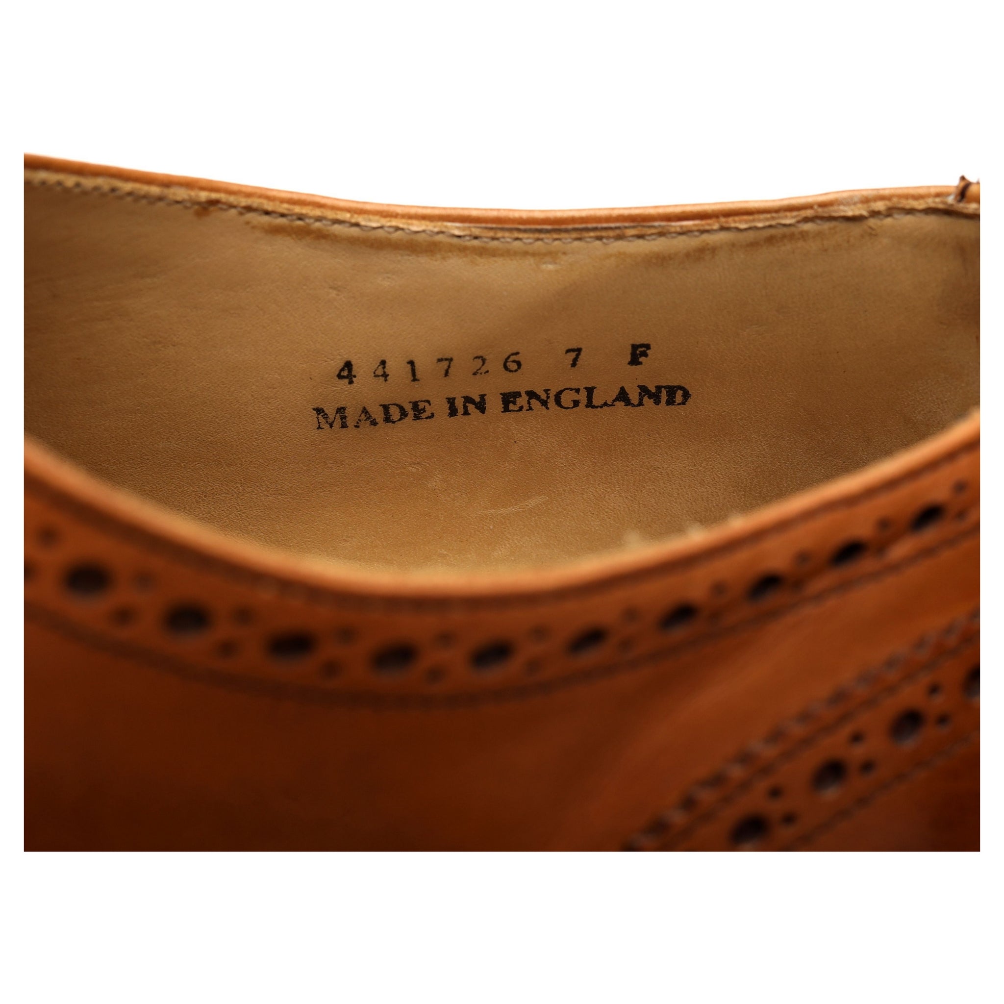Barker Malton richelieus cuir marron UK 7