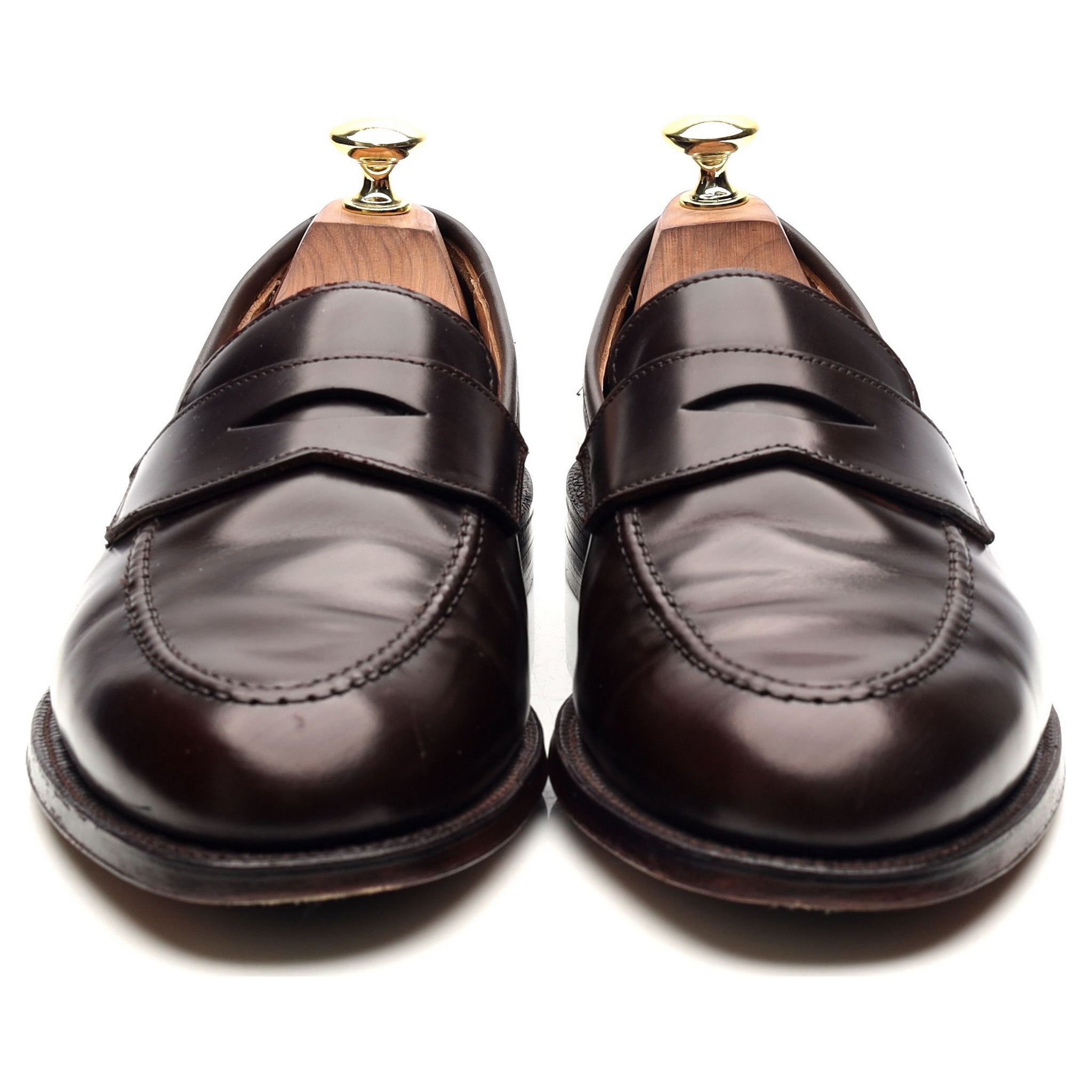 Crockett & Jones Henley 3 mocassins cuir bordeaux 7,5 UK