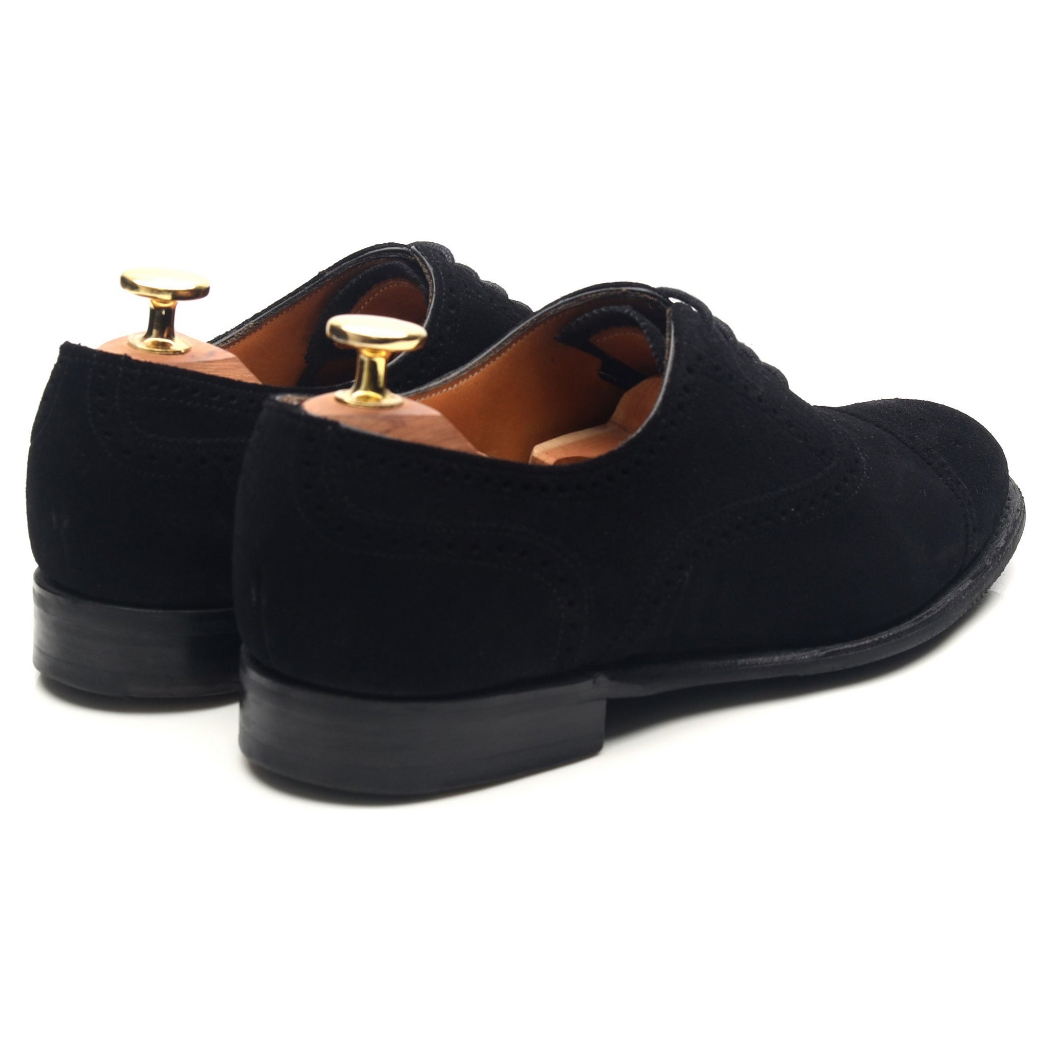 Cheaney Darcey oxford femme daim noir 4.5 gomme