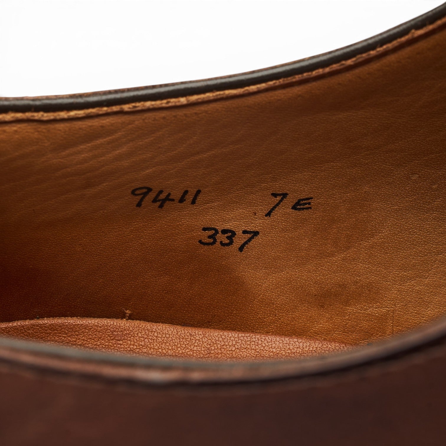 George Cleverley richelieu cuir marron UK 7