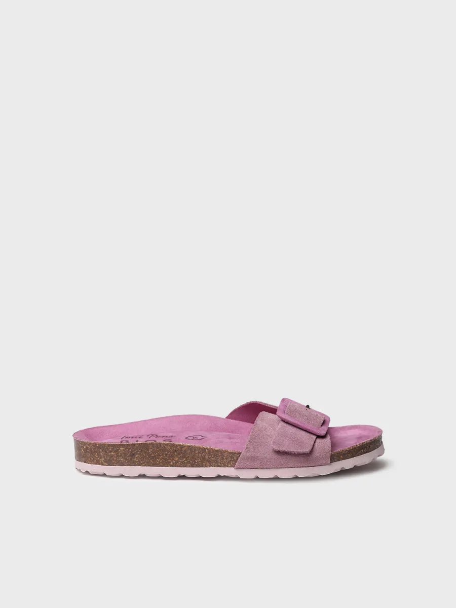 Toni Pons Glide-QT sandale bio liège boucle lavande