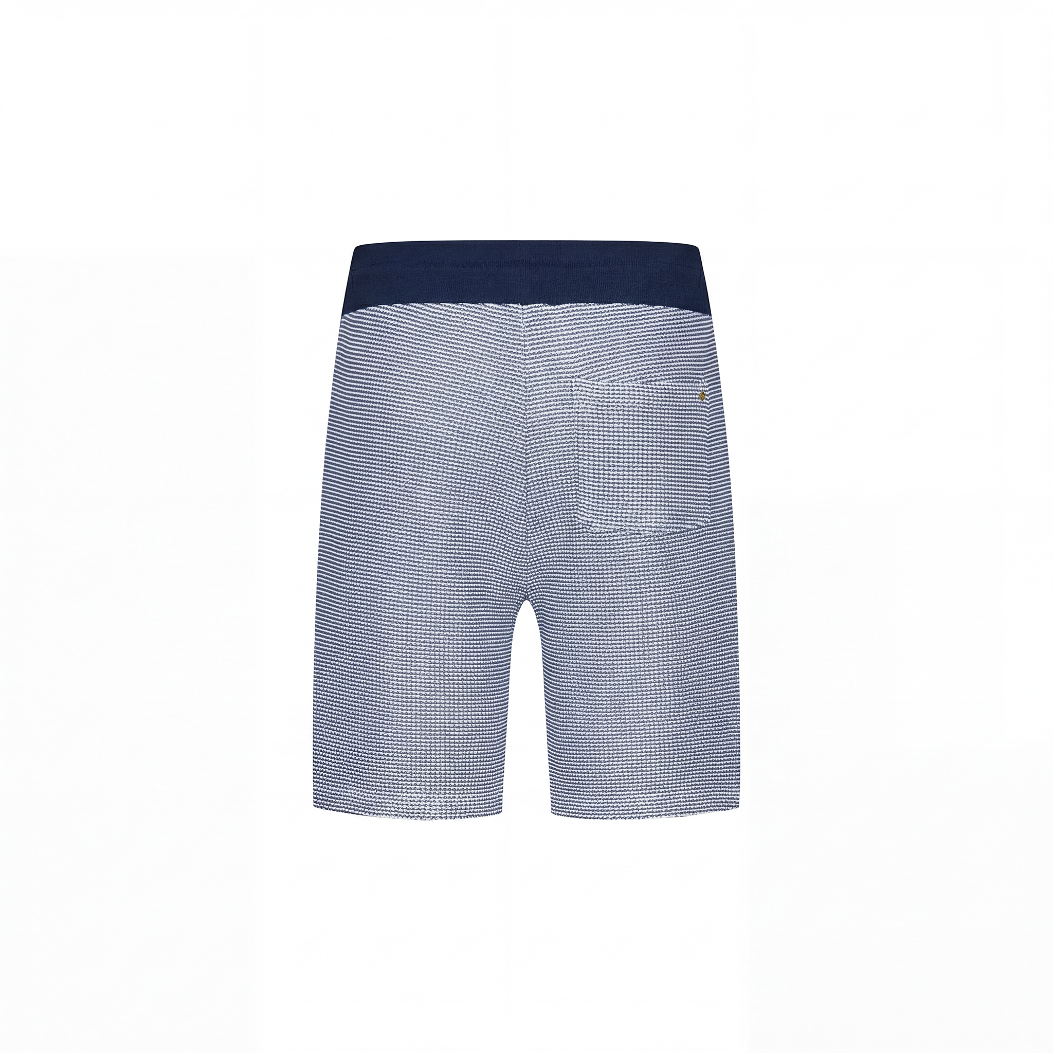 Rivieras Salgados short bicolore bleu coton