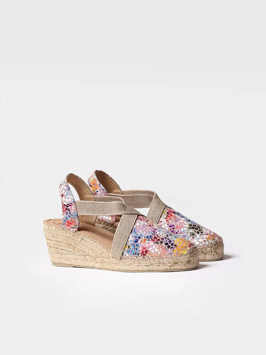 Toni Pons Telva-PM espadrilles compensées imprimé