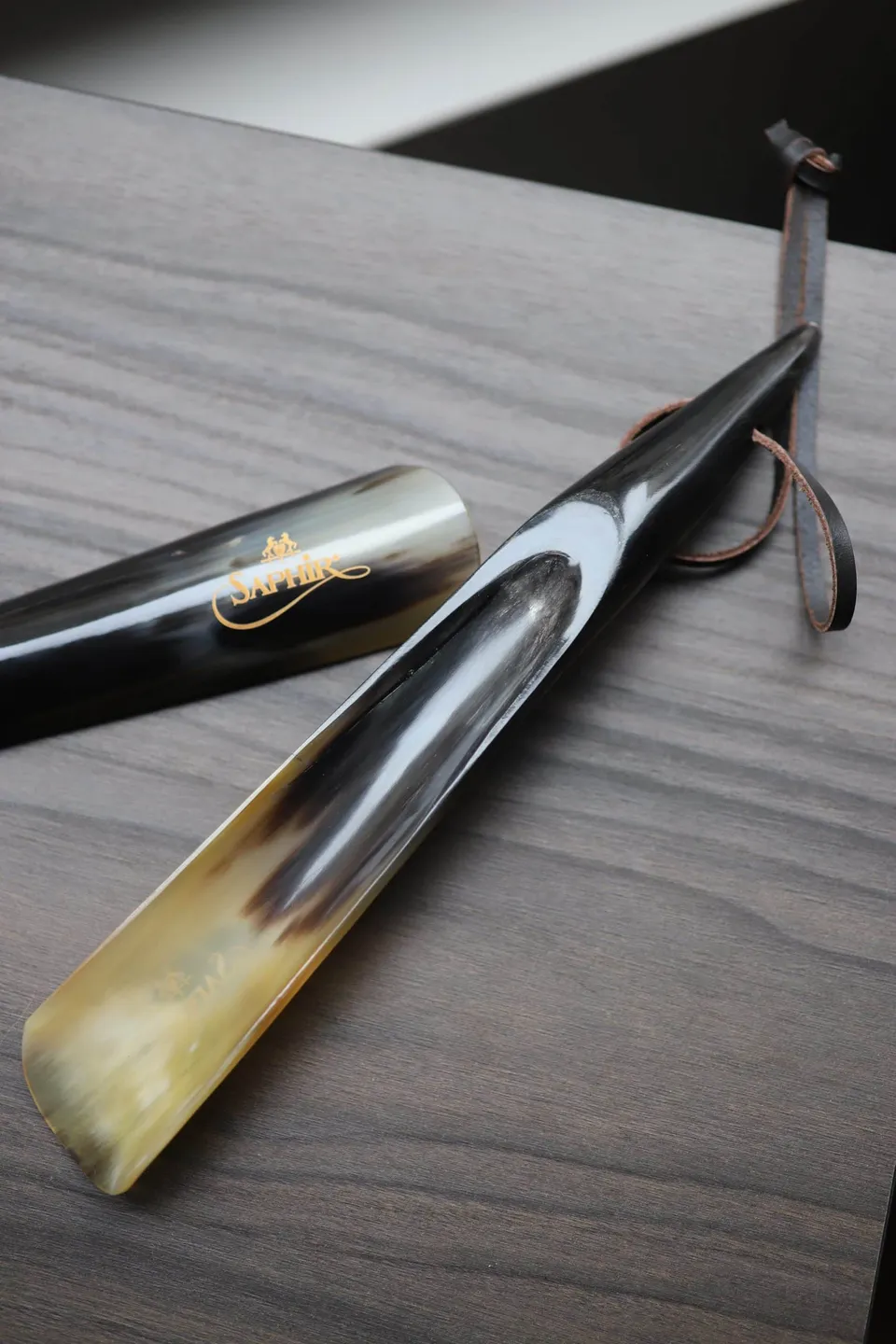 Saphir chausse-pied corne véritable 30 cm