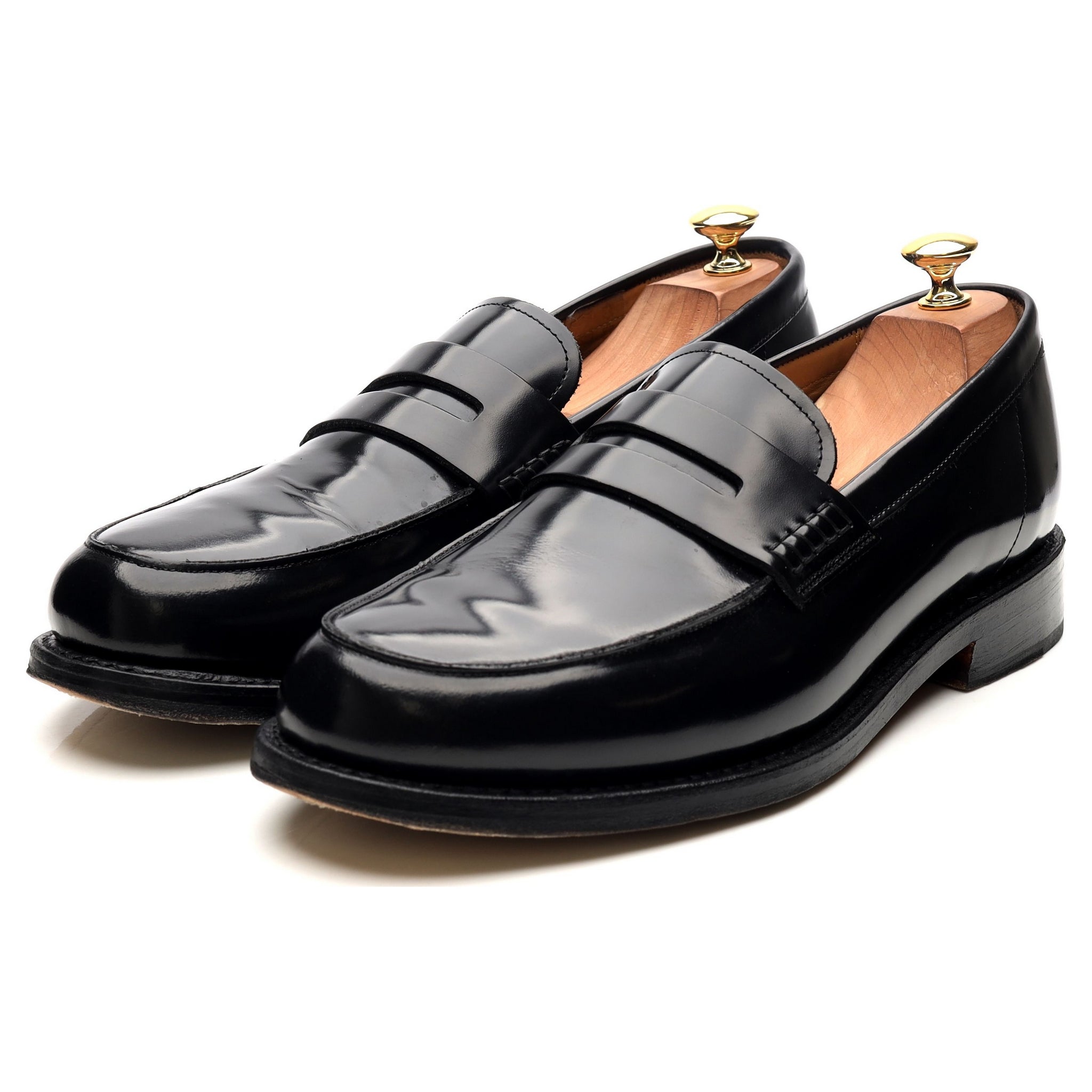 Grenson Jago mocassins cuir noir 10 été