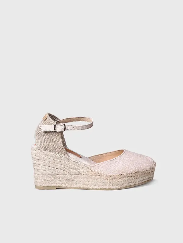 Toni Pons Laia-NT espadrille femme compensée lin