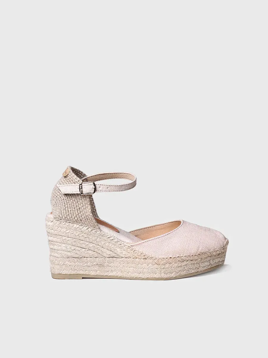 Toni Pons Laia-NT espadrille femme compensée lin
