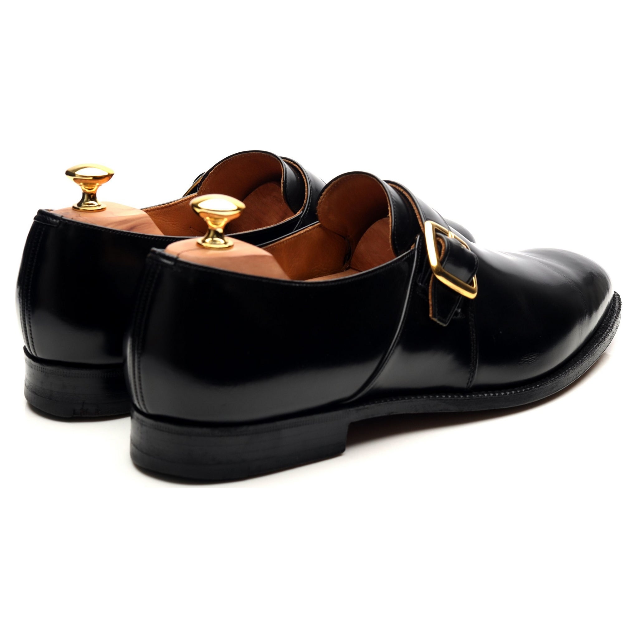 Church's Westbury monk cuir noir UK 12