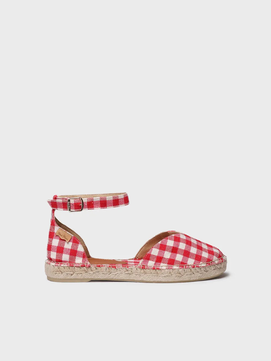 Toni Pons Nuri-VH espadrilles plates toile vichy