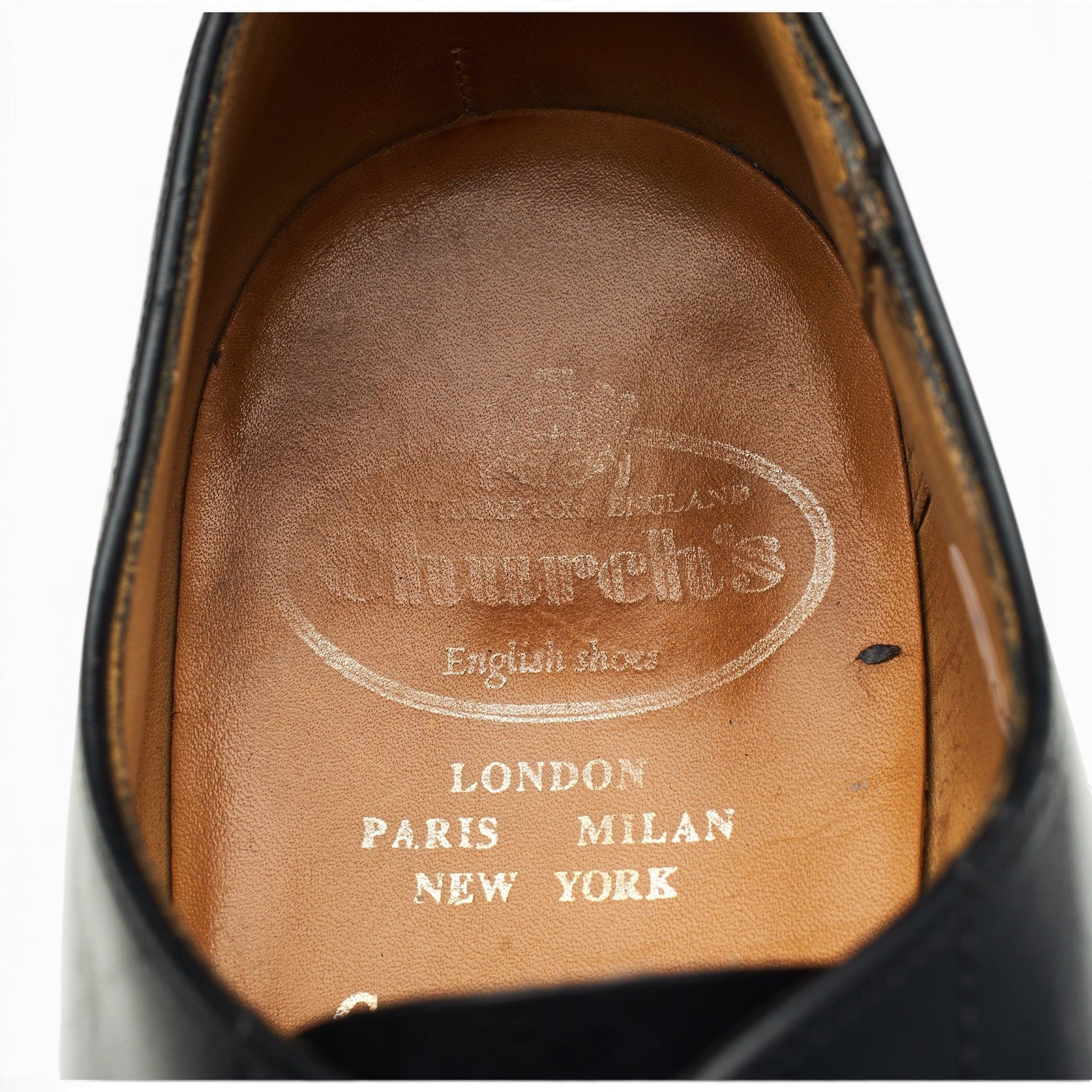 Church's Balmoral richelieu cuir noir pointure UK 6