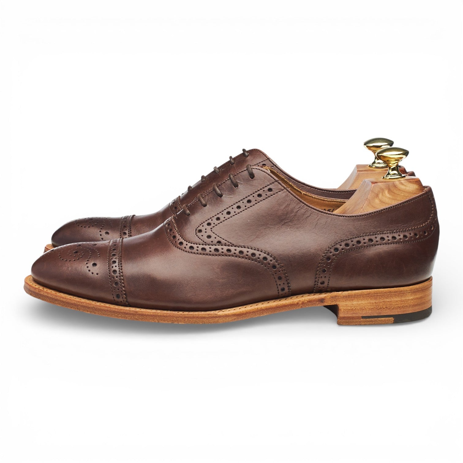 Cheaney Sidney richelieu cuir marron pointure UK 7 large