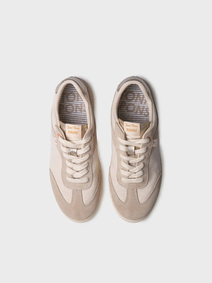 Toni Pons Iraida basket femme toile et suede a lacets