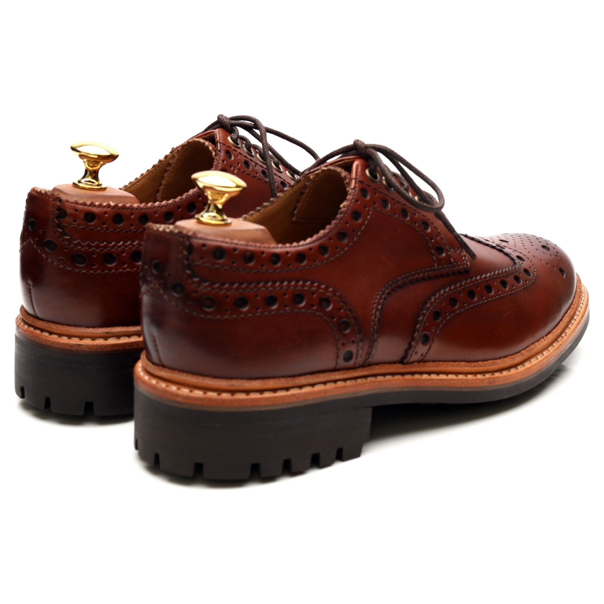 Grenson Archie derby cuir camel UK 6.5