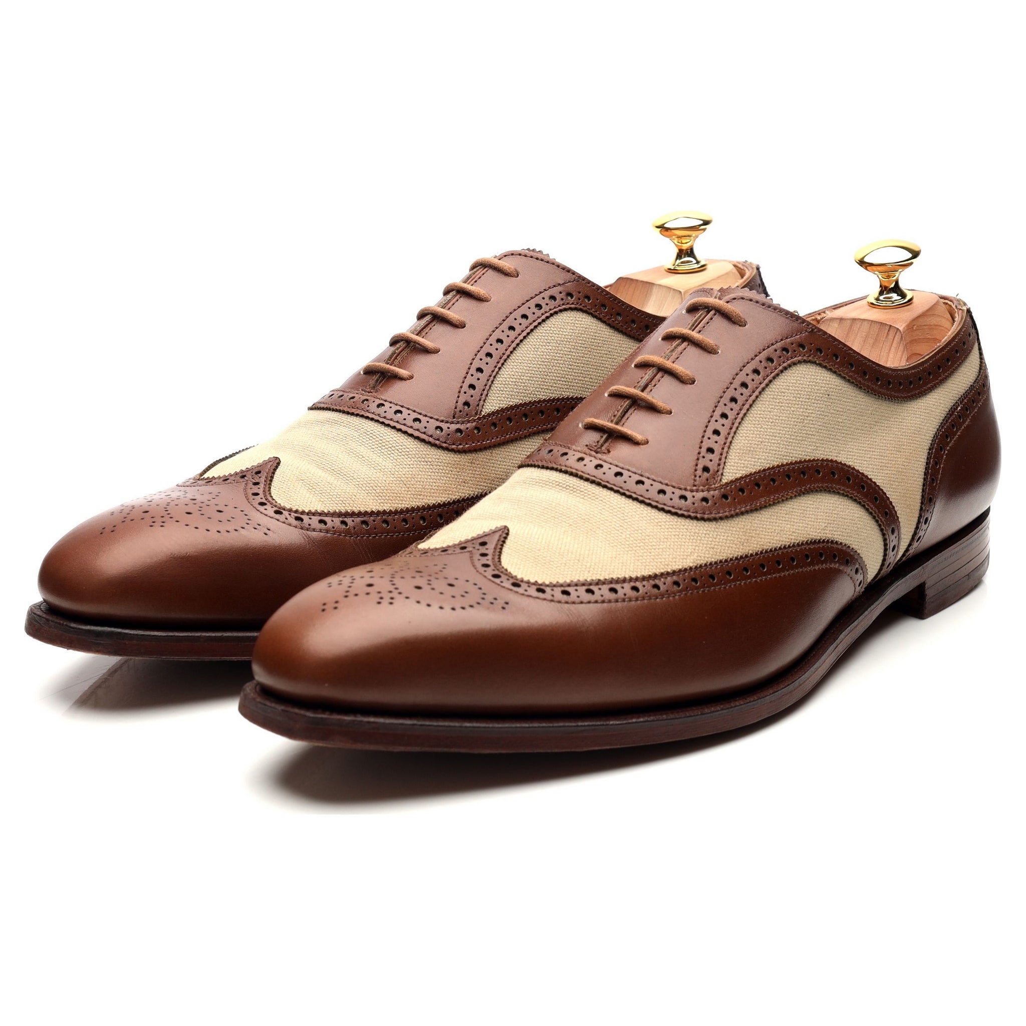 Crockett & Jones Gerrard 3 richelieu cuir marron UK 11