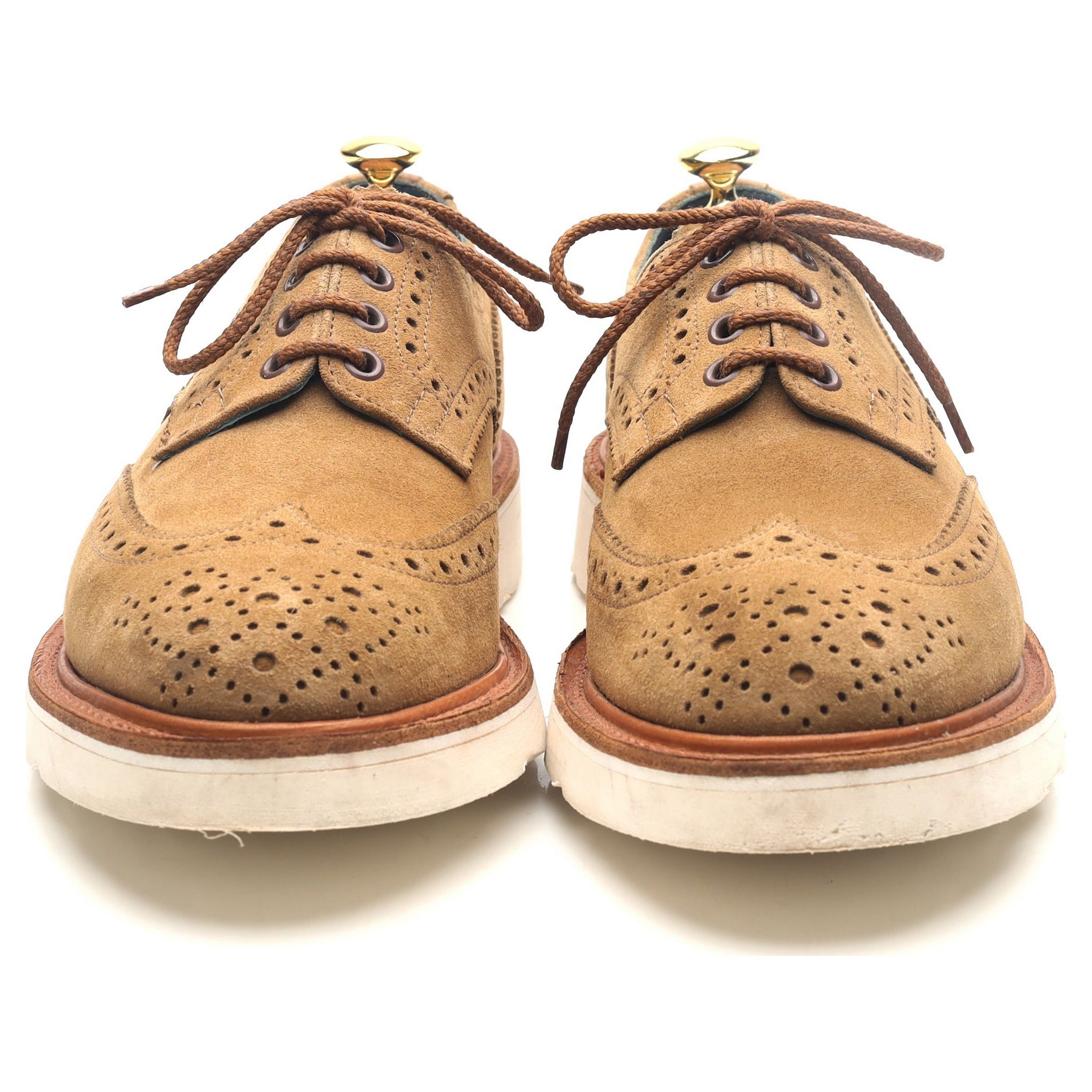 Tricker's Bourton derbies daim marron UK 8