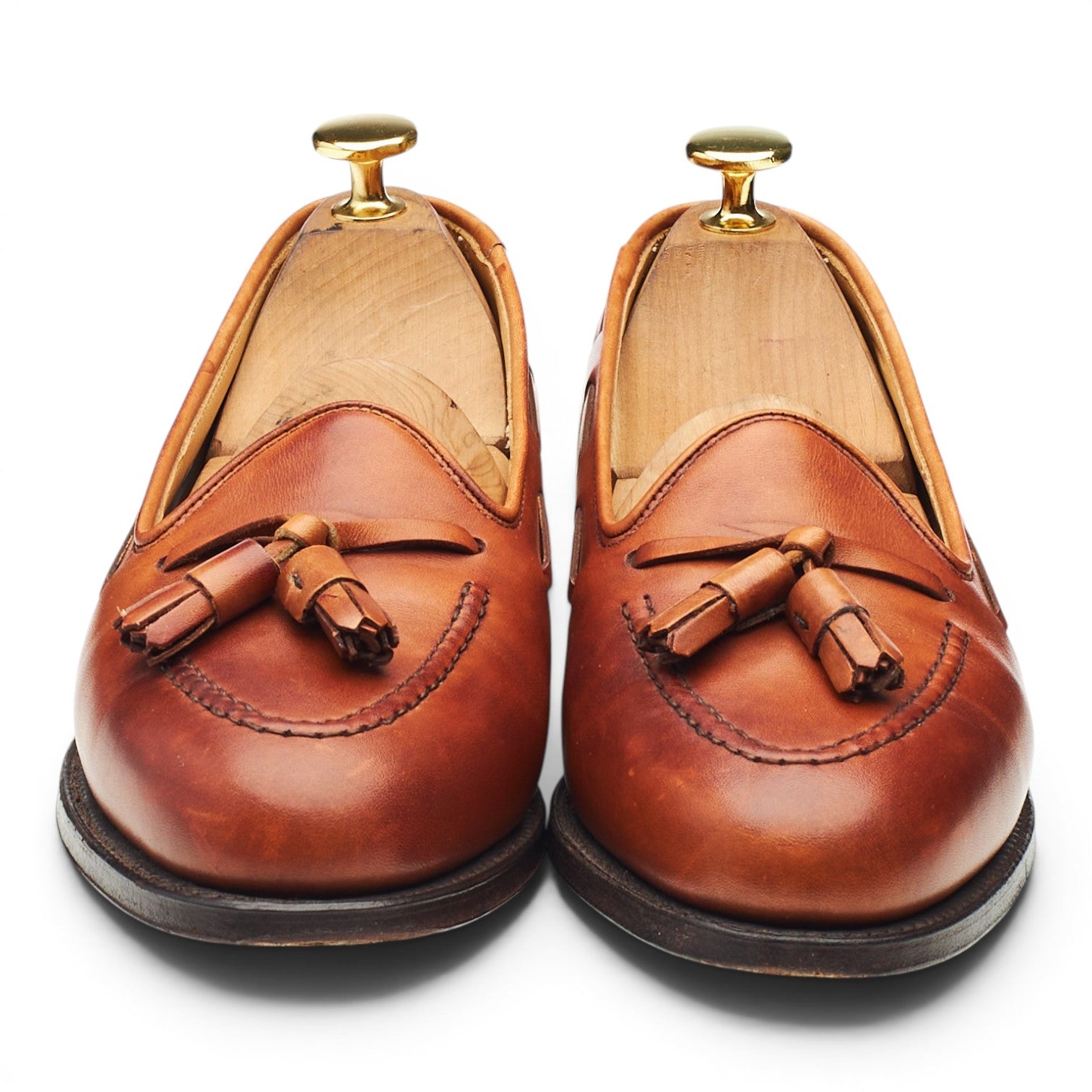 Crockett & Jones Naseby mocassins femme cuir camel pointure 5,5