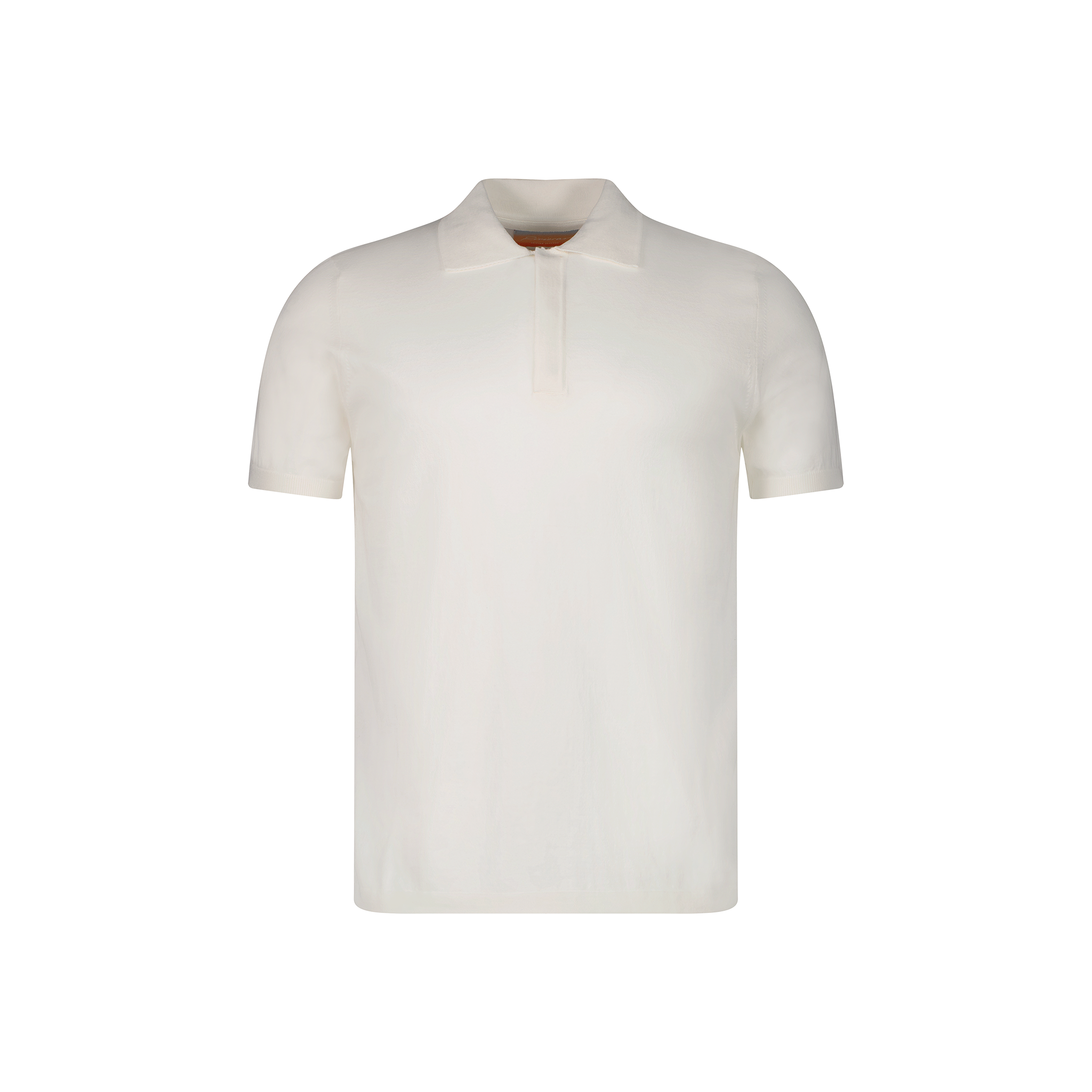 Rivieras PS04 polo maille écru coton boutoné
