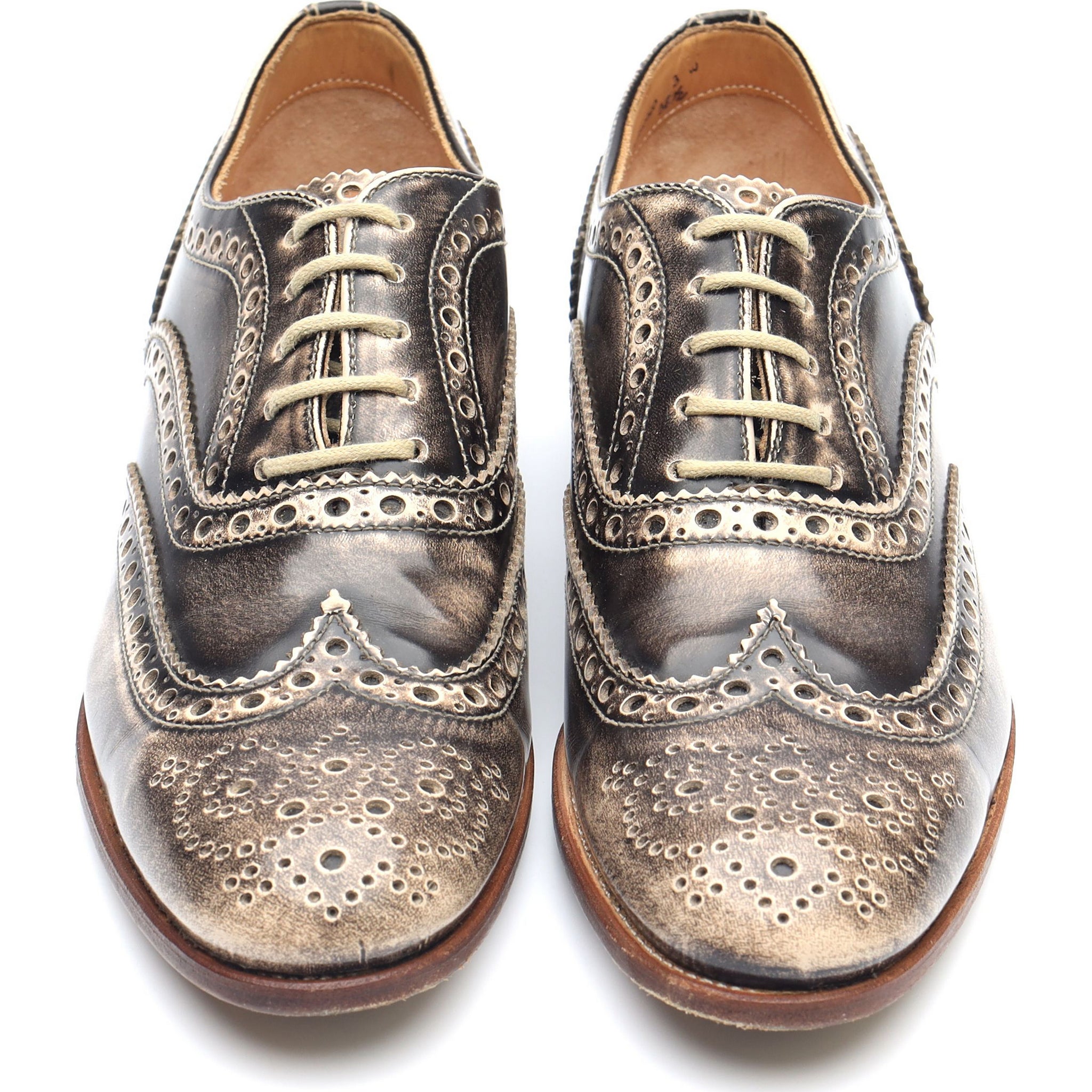 Church's Burwood WG derbies cuir doré 36,5