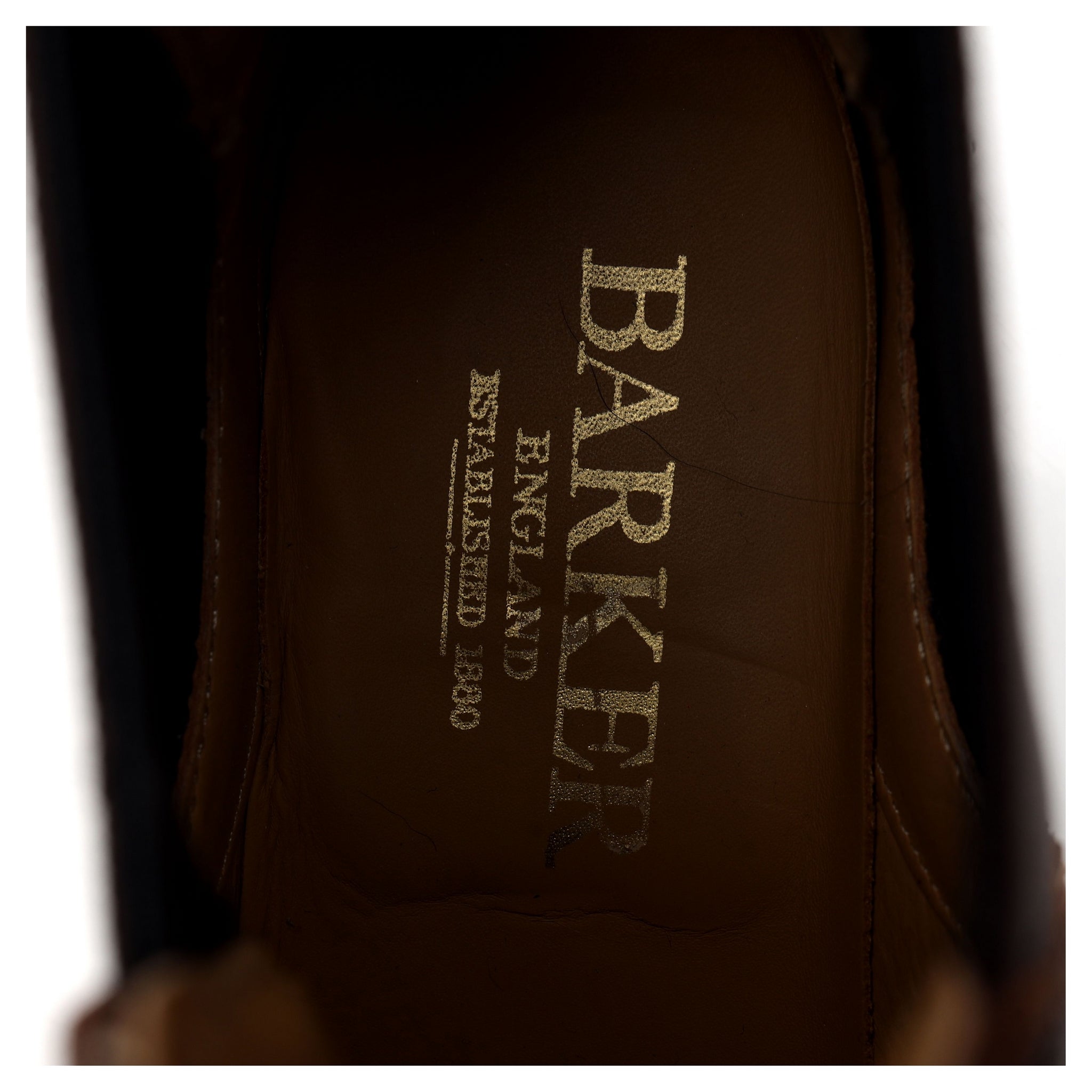 Barker Mansfield boots chelsea daim marron pointure UK 6