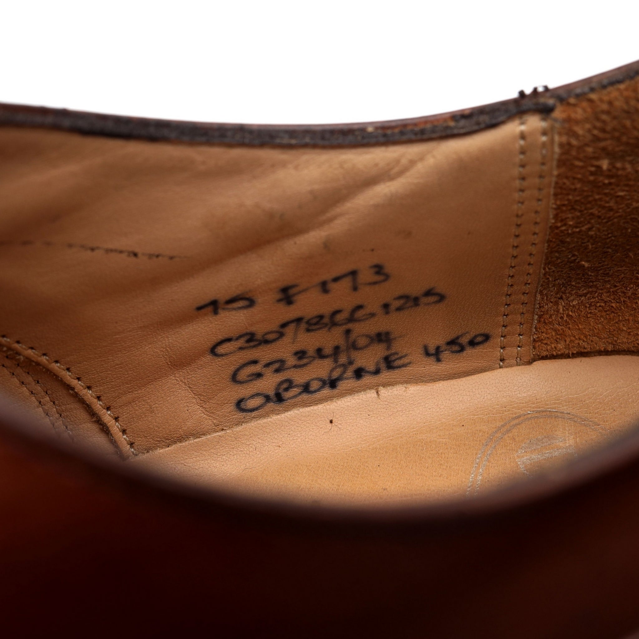 Church's Oborne richelieu cuir marron patiné pointure UK 7.5