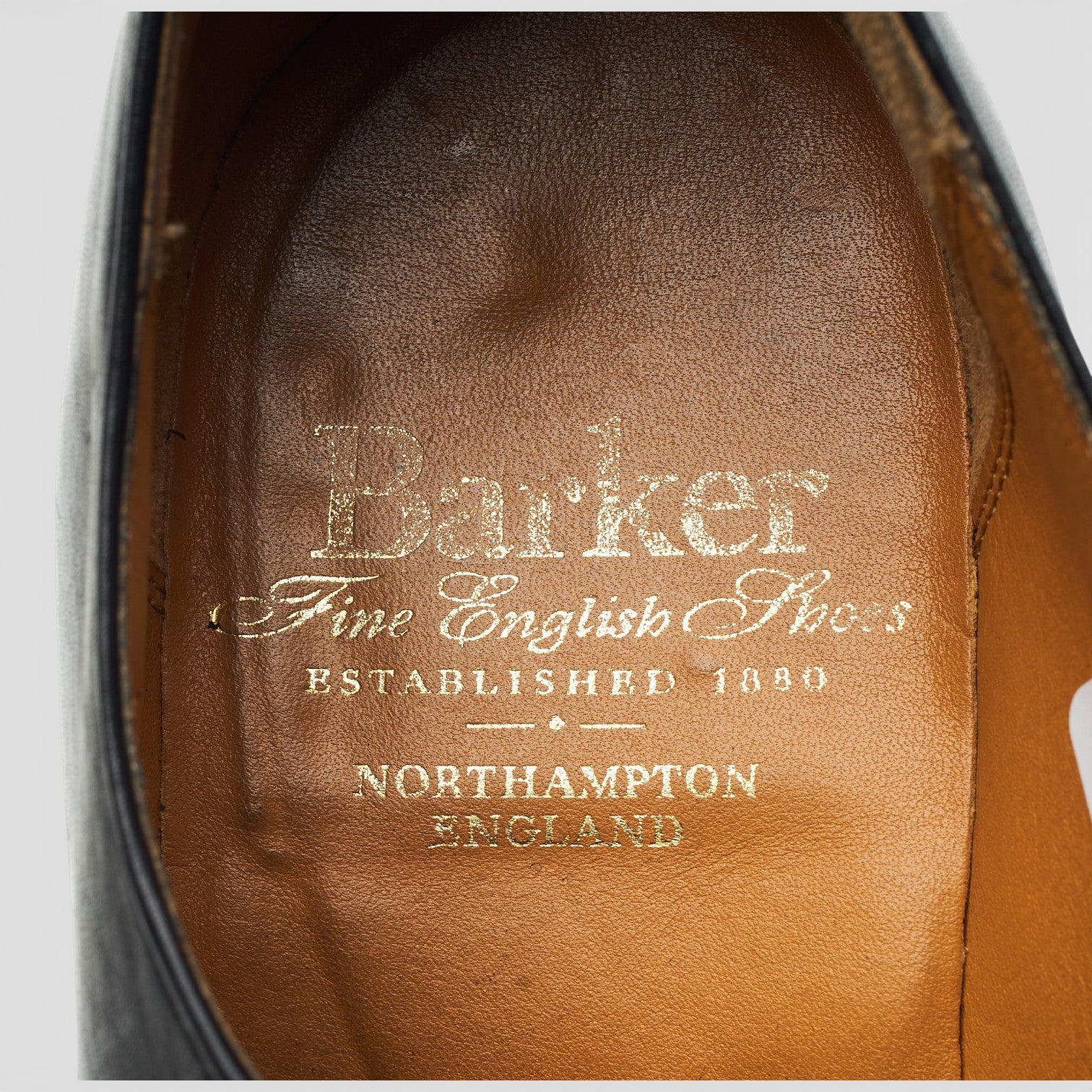 Barker derby cuir noir UK 7 étroit