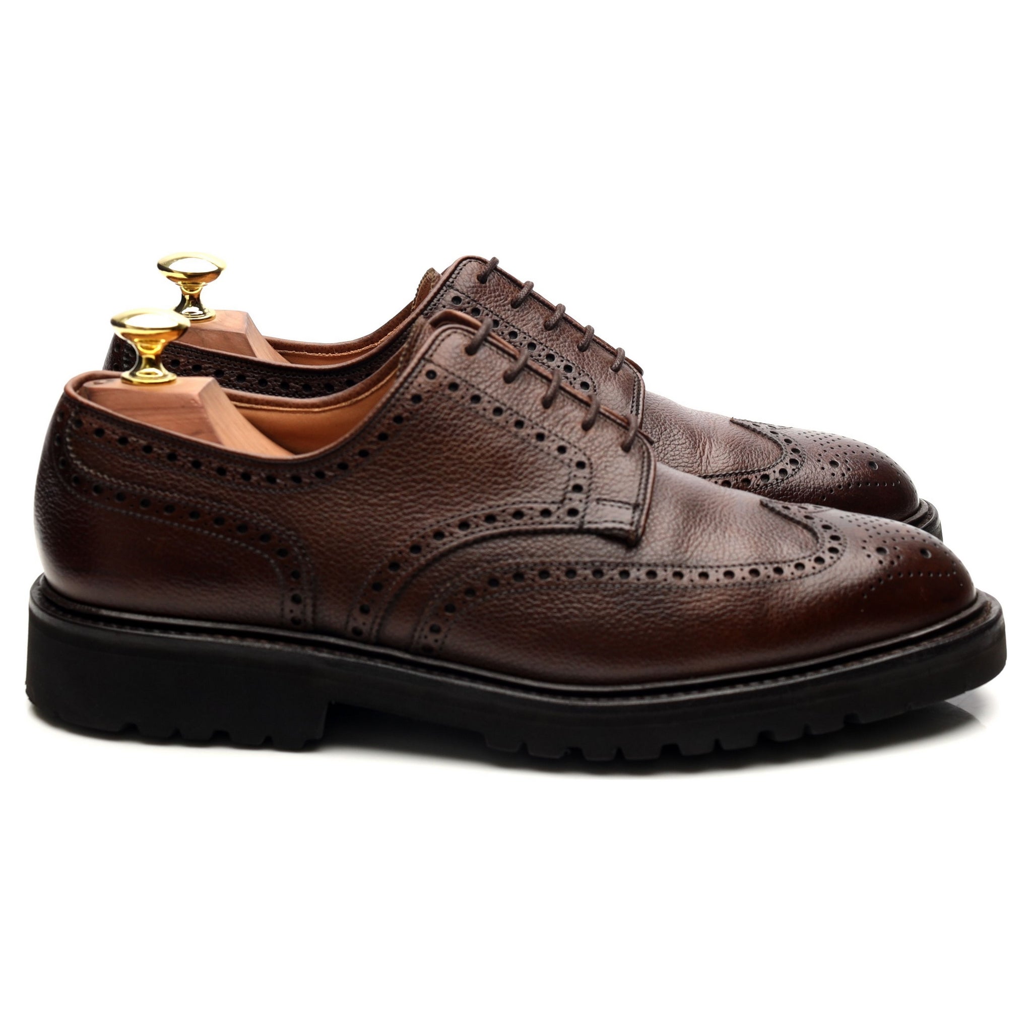 Crockett & Jones Pembroke derby cuir marron UK 7