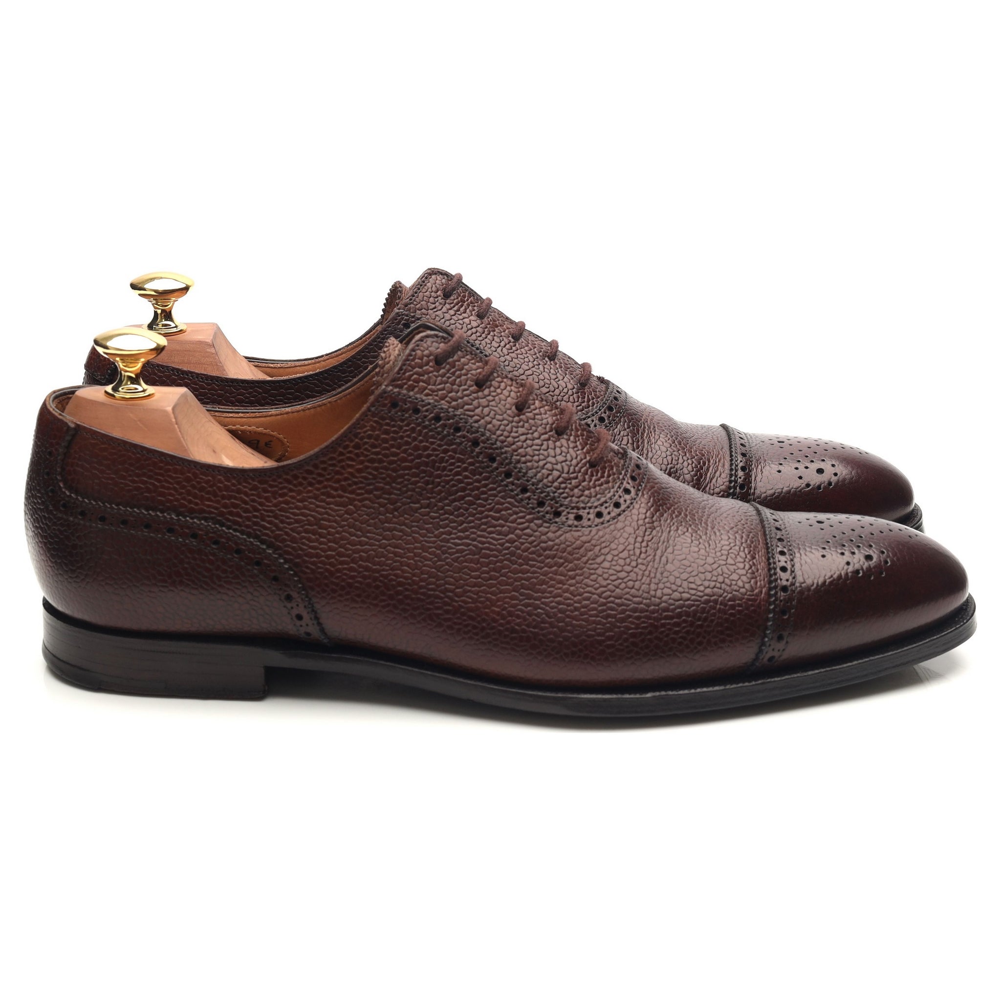 George Cleverley Adam chaussures oxford marron UK 9