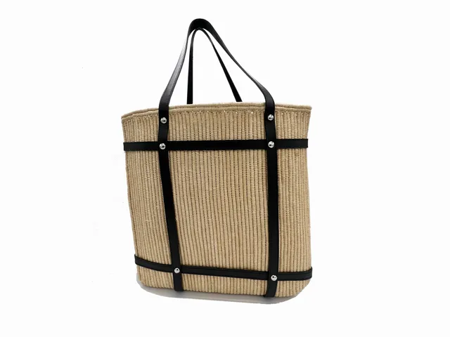 Contre-Allée Oualidia sac cabas raphia naturel réversible