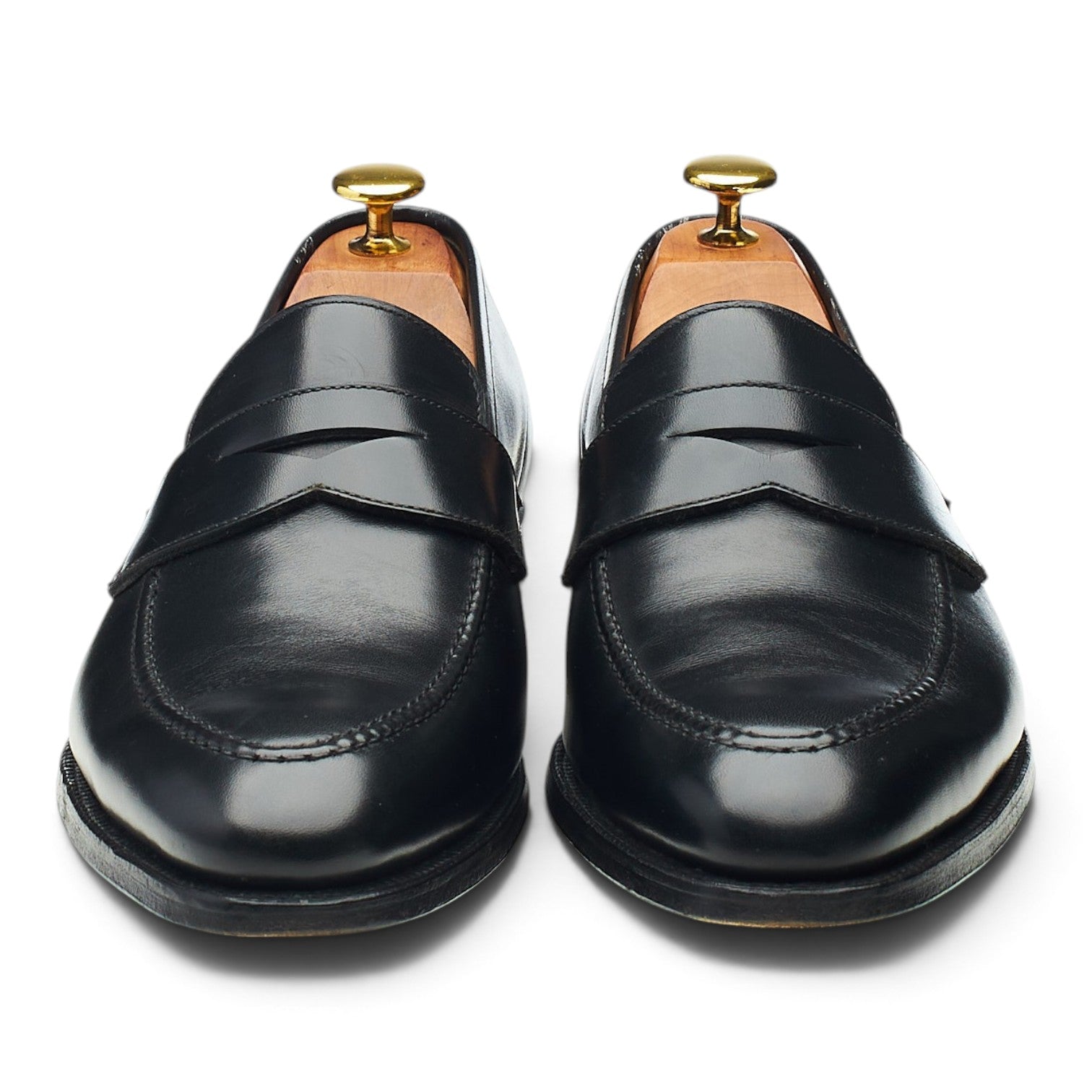 Crockett & Jones Teign mocassin cuir noir pointure 8 UK