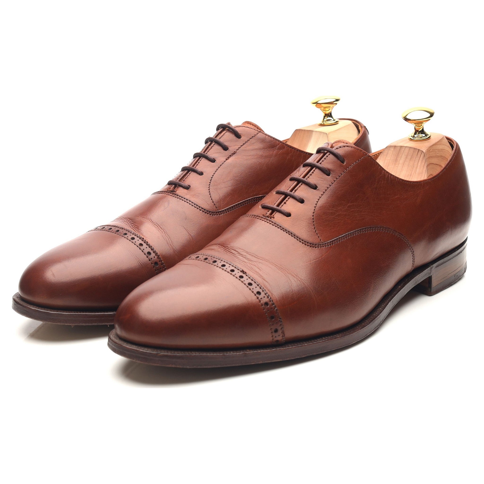 Ralph Lauren richelieu brogue cuir marron UK 10.5