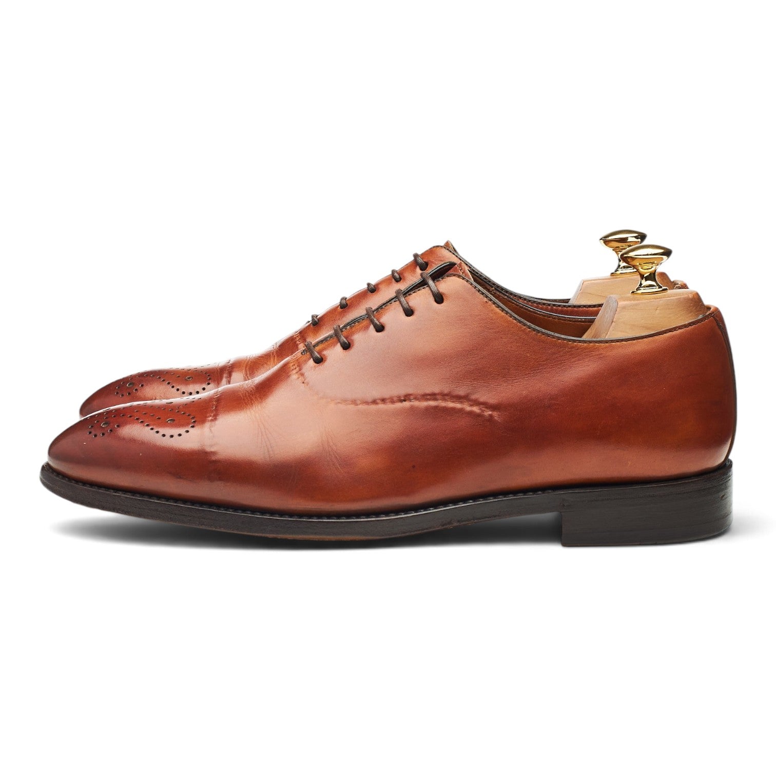 Bontoni Vittorio II richelieu cuir marron UK 9