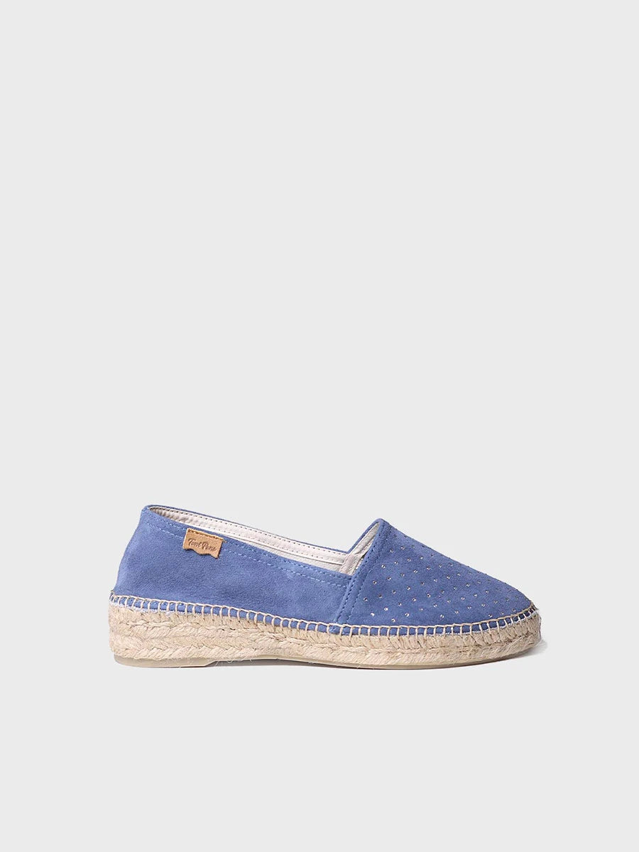 Toni Pons Eddy-ST espadrille daim plat fermé